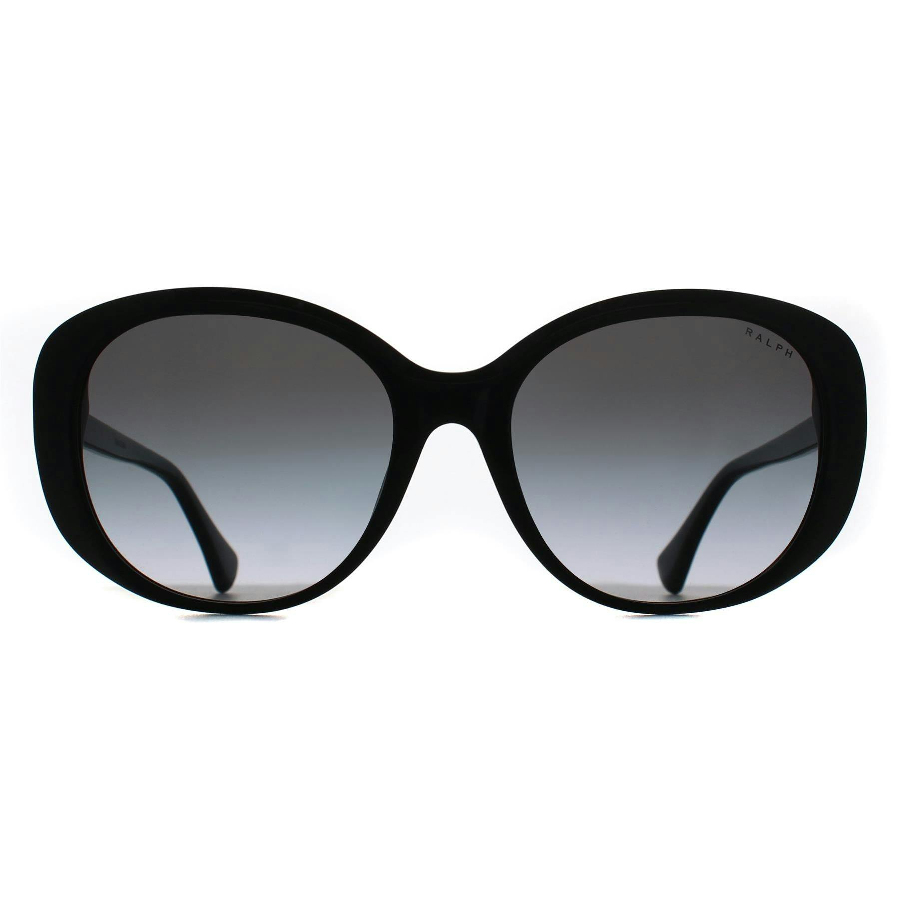 Ralph Lauren Black/Grey Ra5335u 50018G Woman Sunglasses Acetate Round Normal Shaded - Image 6