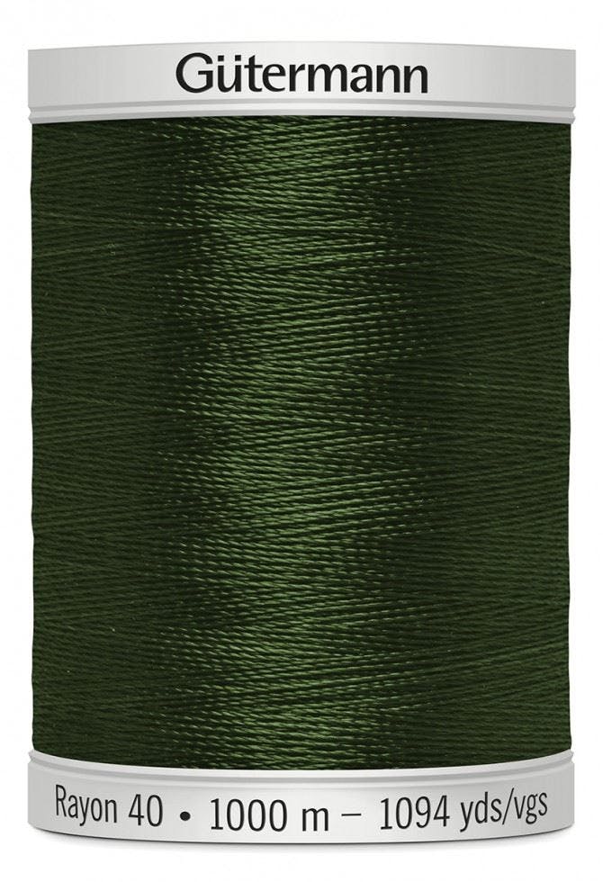 Gutermann No 40 Sulky Rayon Embroidery Thread 1000M Rayon Thread Suitable For Embroidery - 1175 - 1000 Metres