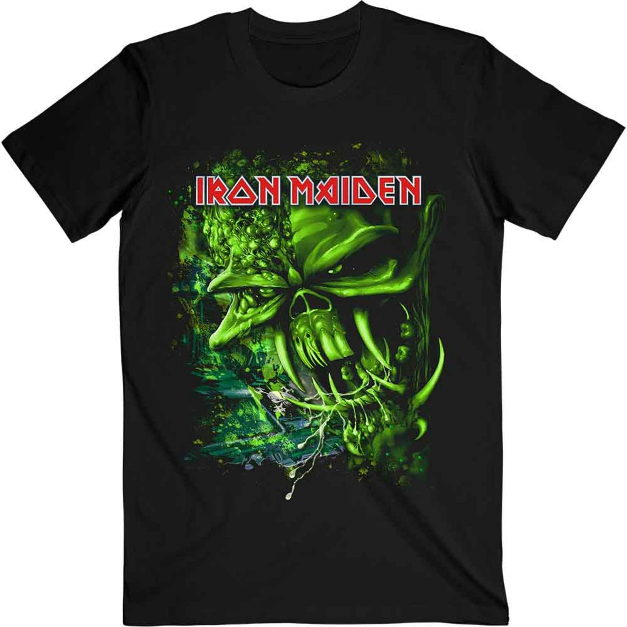 Paradiso Clothing Unisex Green/Black Iron Maiden Final Frontier T Shirt - Xl