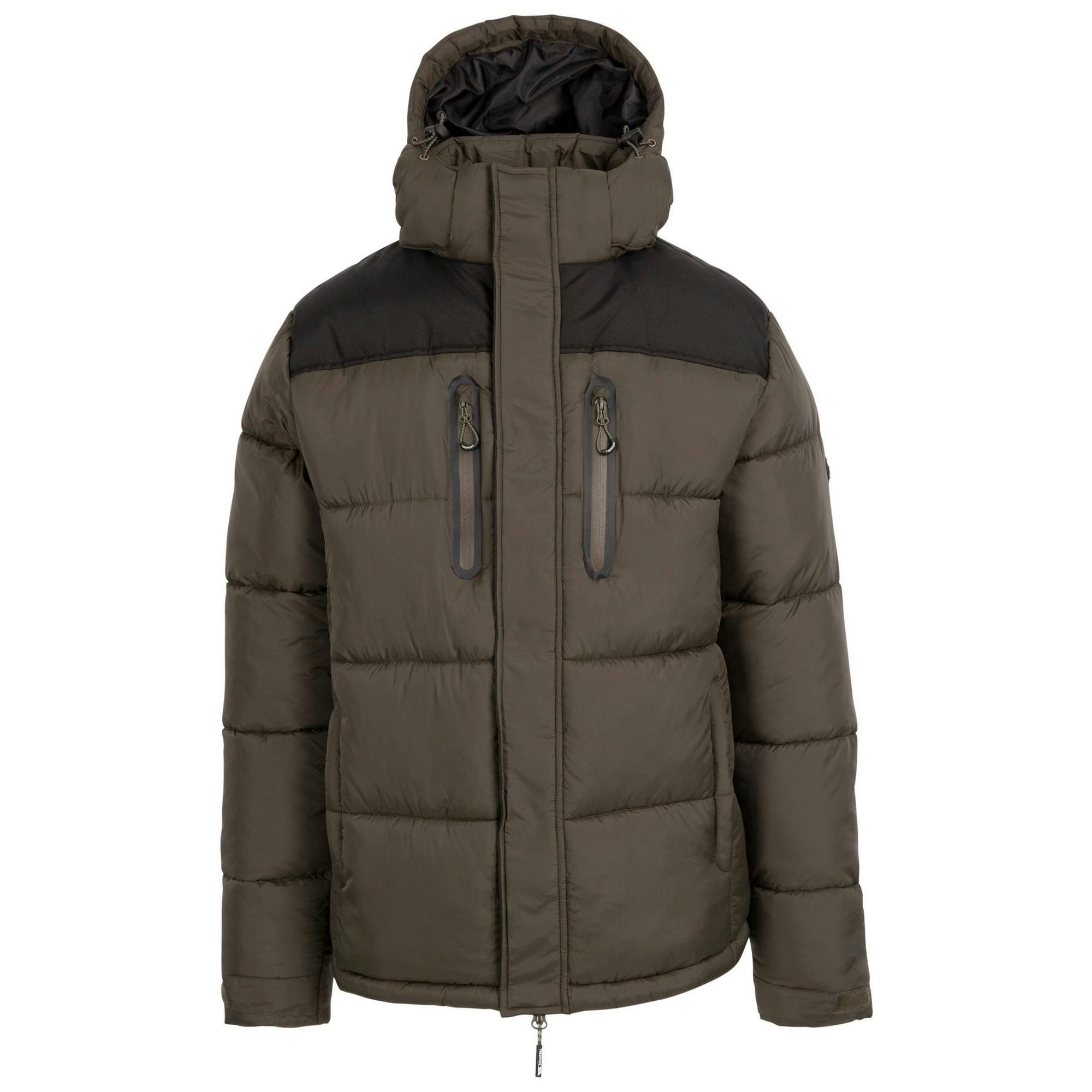 Trespass Mens Parkstone Quilted Jacket (Dark Vine) - Purple - Size 2XS - Image 2