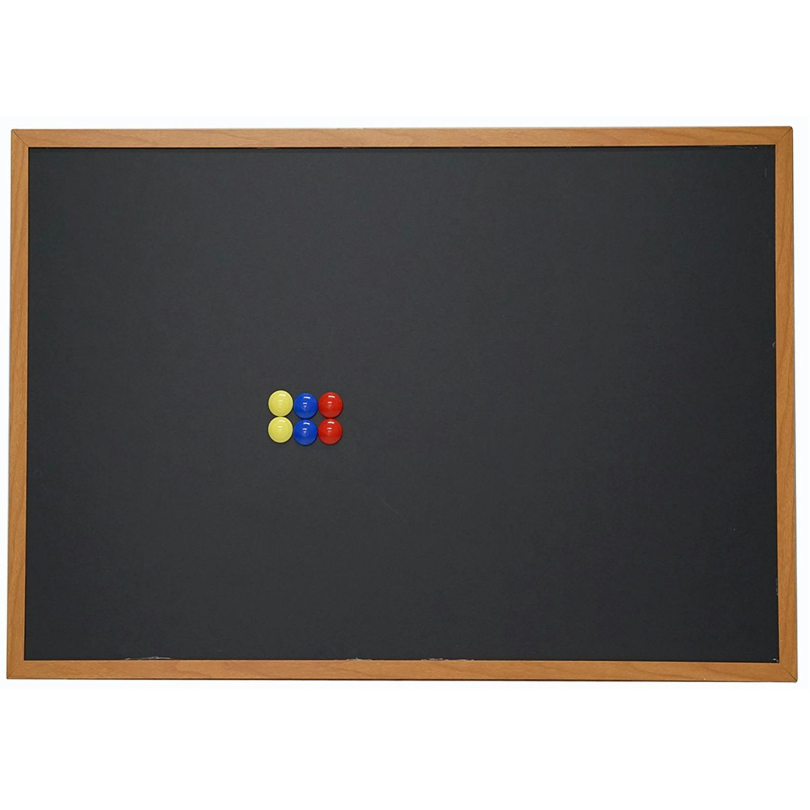 Rackhams Blackboard Magnetic Wooden Framed Office Notice Menu Chalk Board Sign 30 X 45Cm