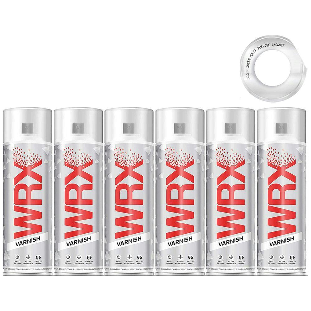 Wrx Yellow 6X Sheen Varnish Spray Paint 400Ml - Image 8