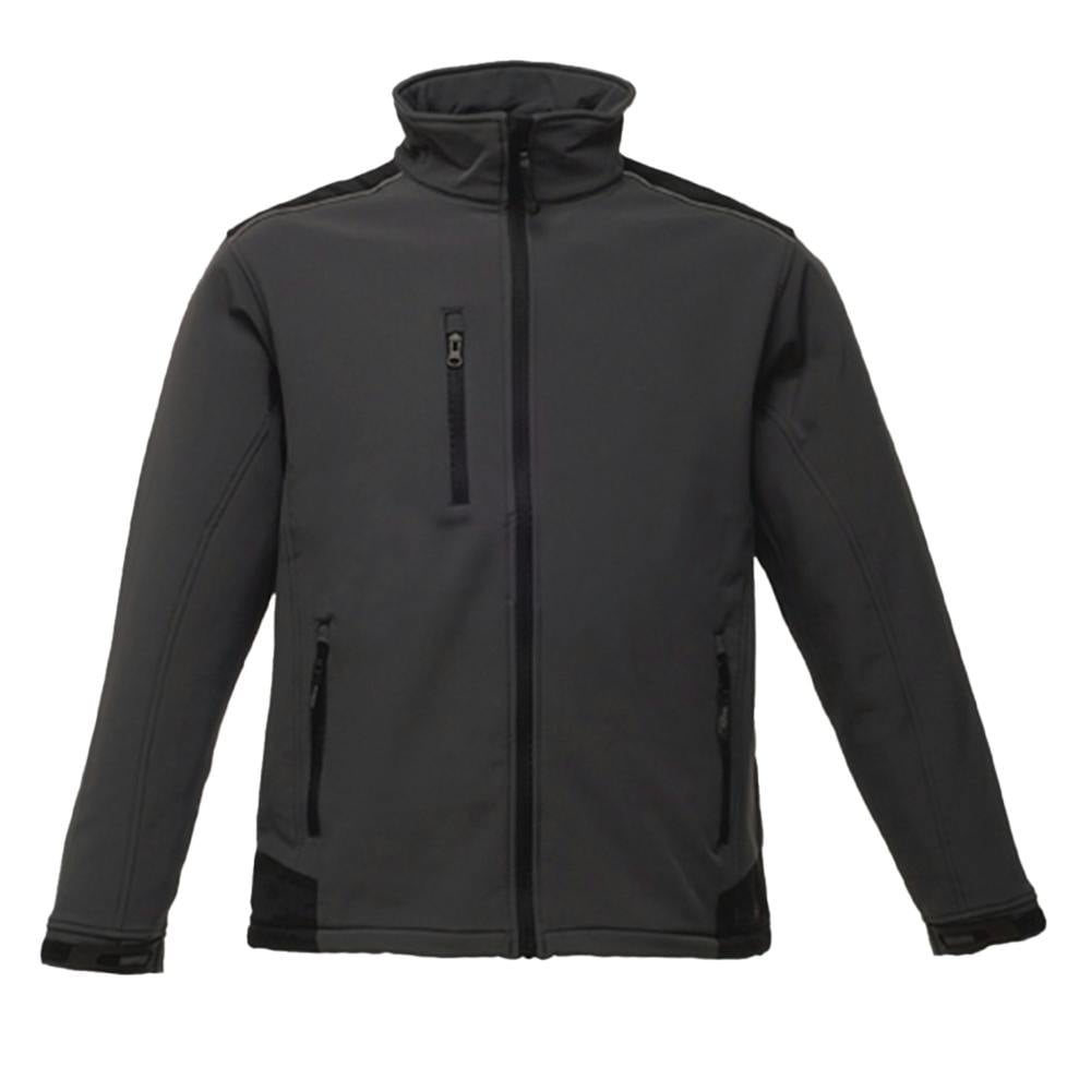 Regatta Men's Grey Sandstorm Jacket - Seal - 3XL Uk - Seal - 94% Polyester/6% Elastane