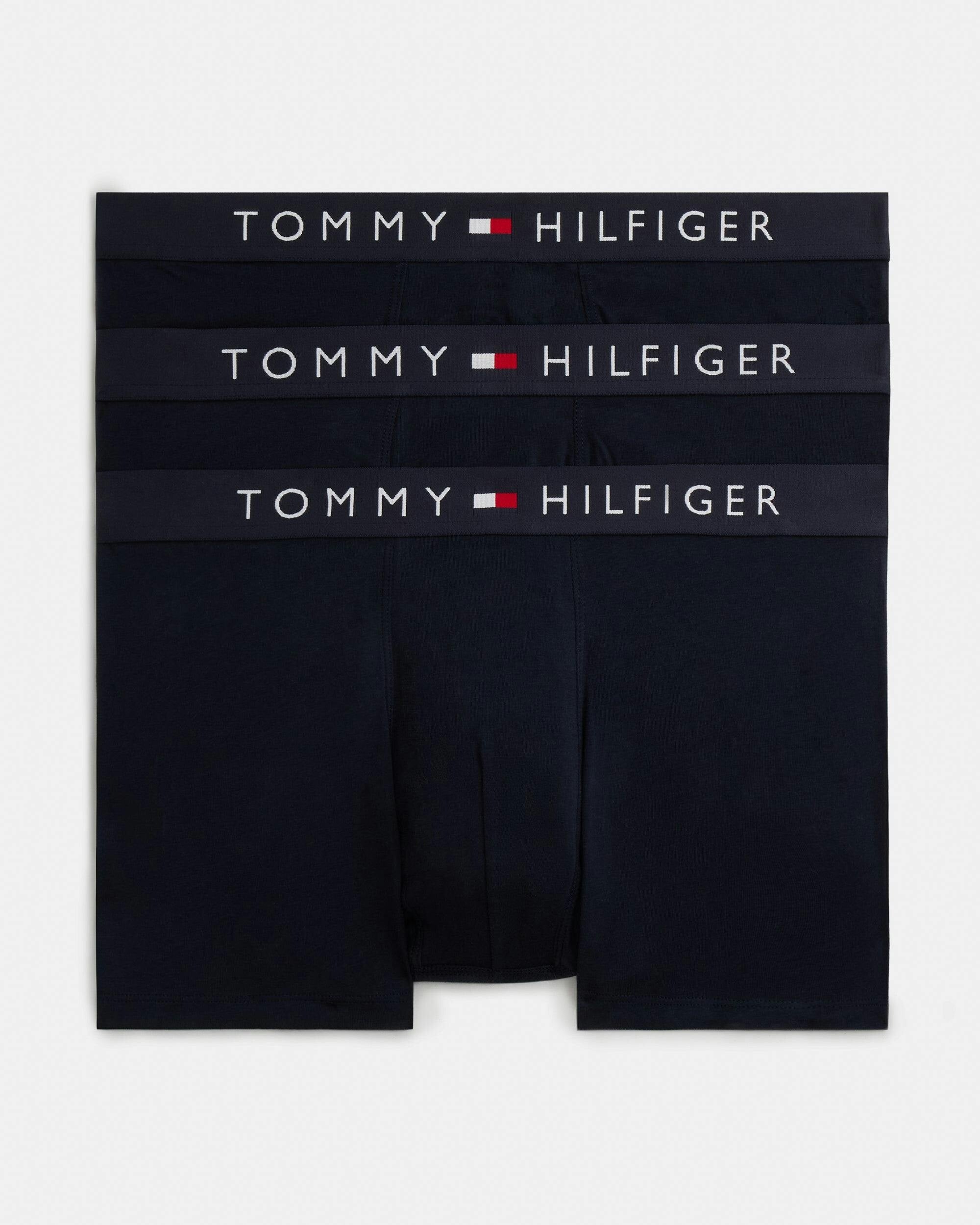 Tommy Hilfiger 3-Pack Th Original Logo Stretch Cotton Trunks - Desert Sky/Desert Sky/Desert Sky - Desert Sky/Desert Sky/Desert Sky - M - Image 4
