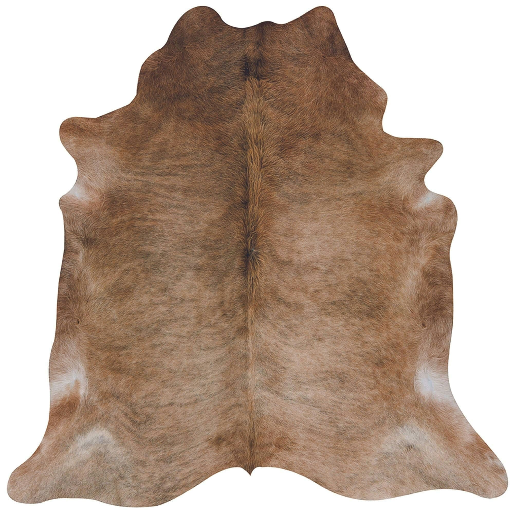 Rackhams Brown Large Faux Hides Animal Print Rug - 155X190 Cm