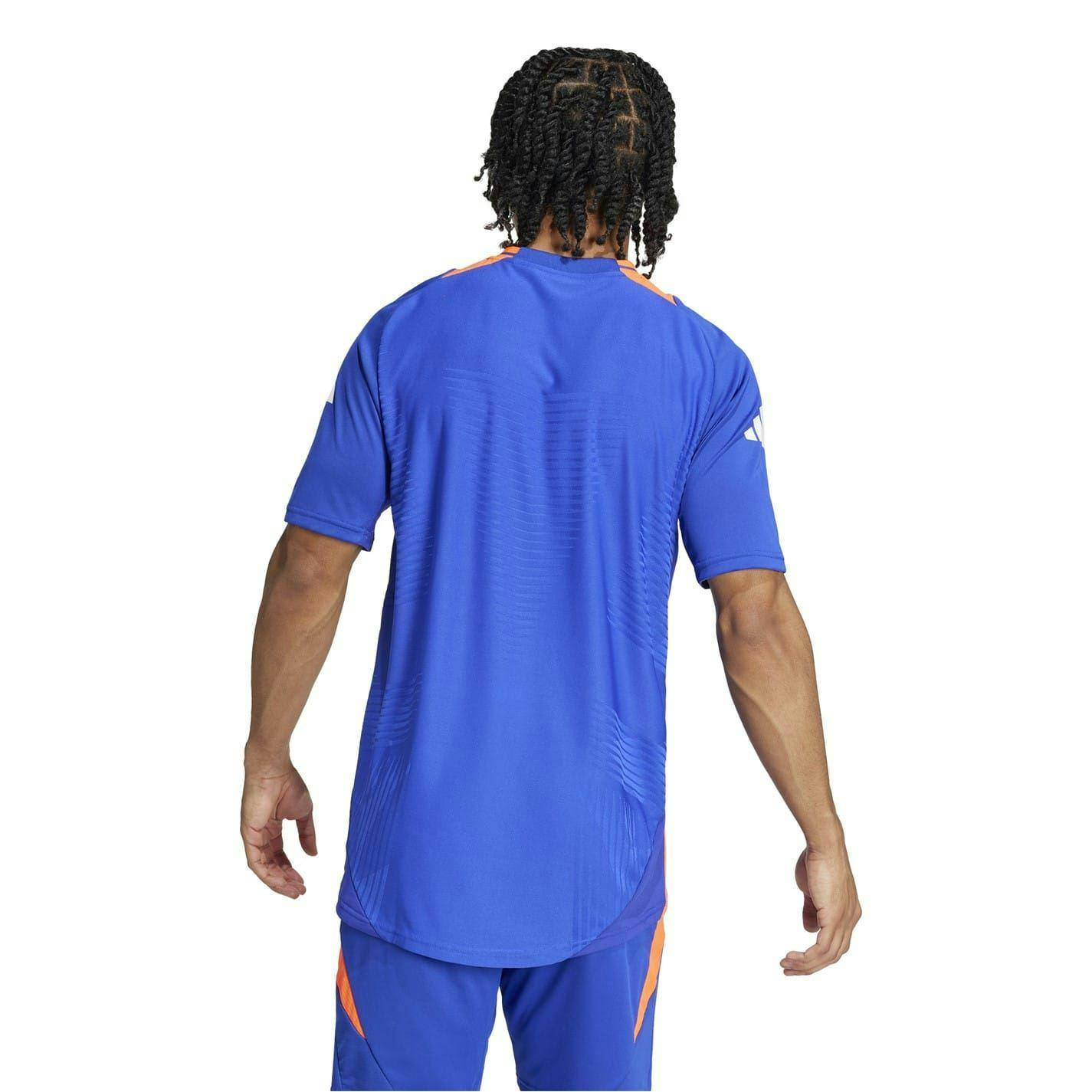 Adidas Men's Blue Tiro 24 Raglan T-Shirt - 3XL - 100% Recycled Polyester