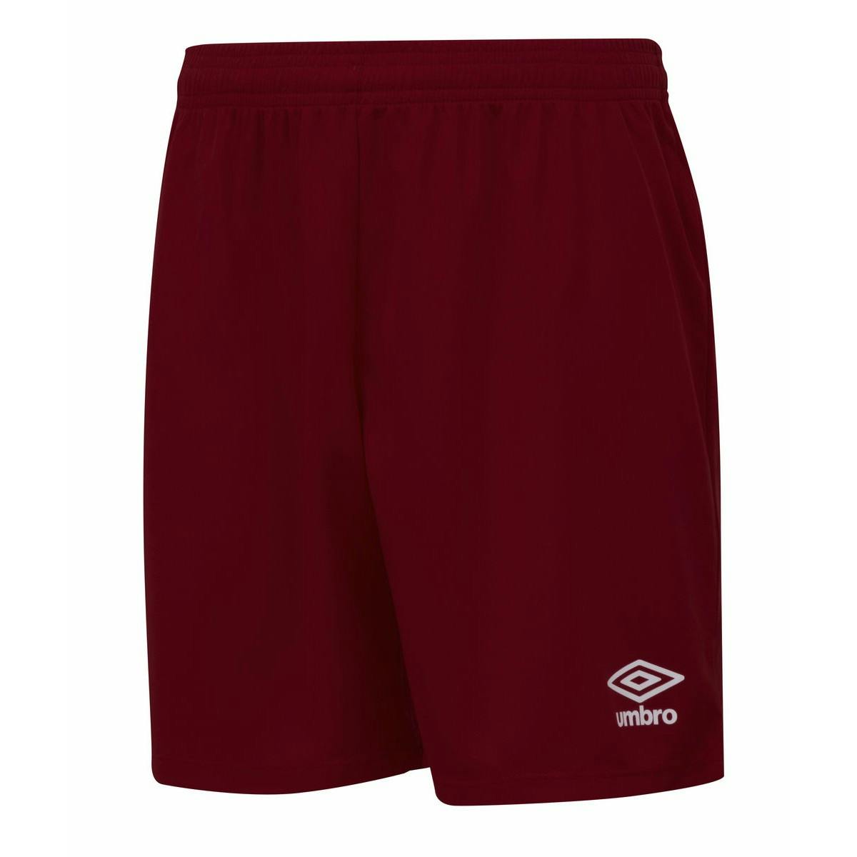 Umbro Men's Club Ii Shorts - New Claret - M - New Claret - 100% Polyester