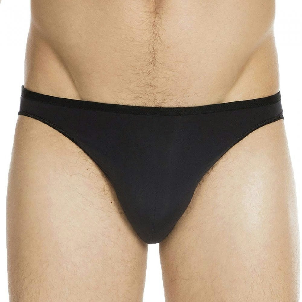 Hom Men's Black Plumes Micro Brief, - Xxl