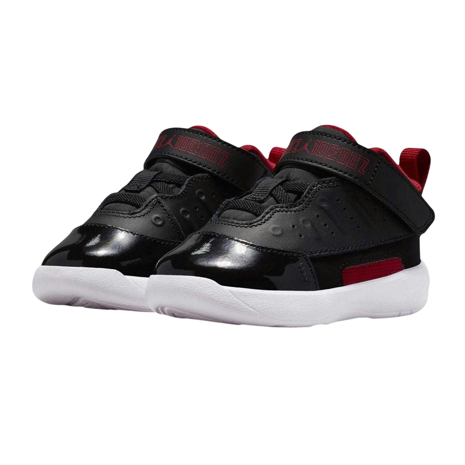 Nike Black/Red Childrens/Kids Air Jordan Max Aura 7 Leather Trainers - 5 Uk Child - 100% Mixed