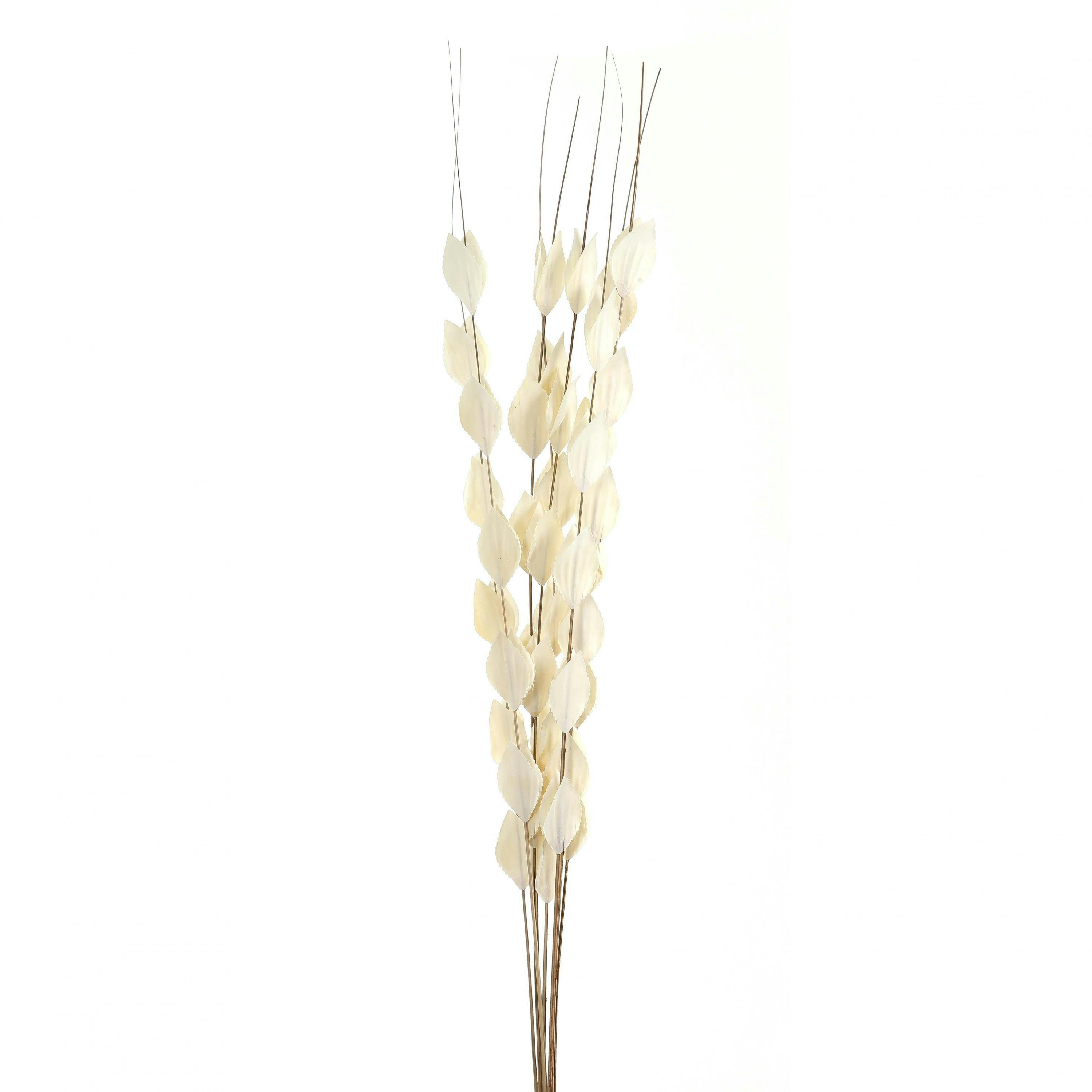 B&Q - Bouquet Of Dried Thlaspi Arvense Artificial Flower White (One Size) - Image 2