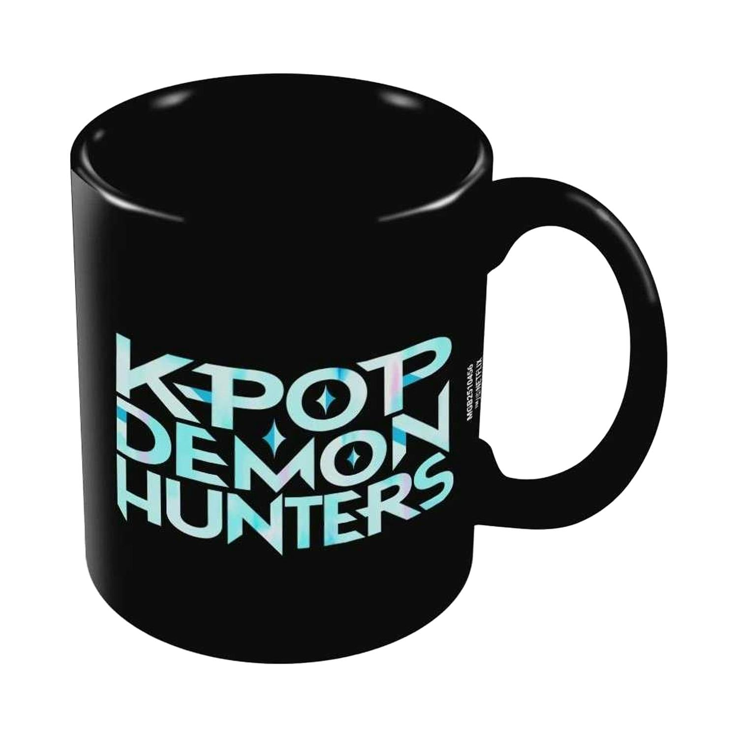 K-Pop Demon Hunters Black Logo Mug - One Size - 100% Mixed