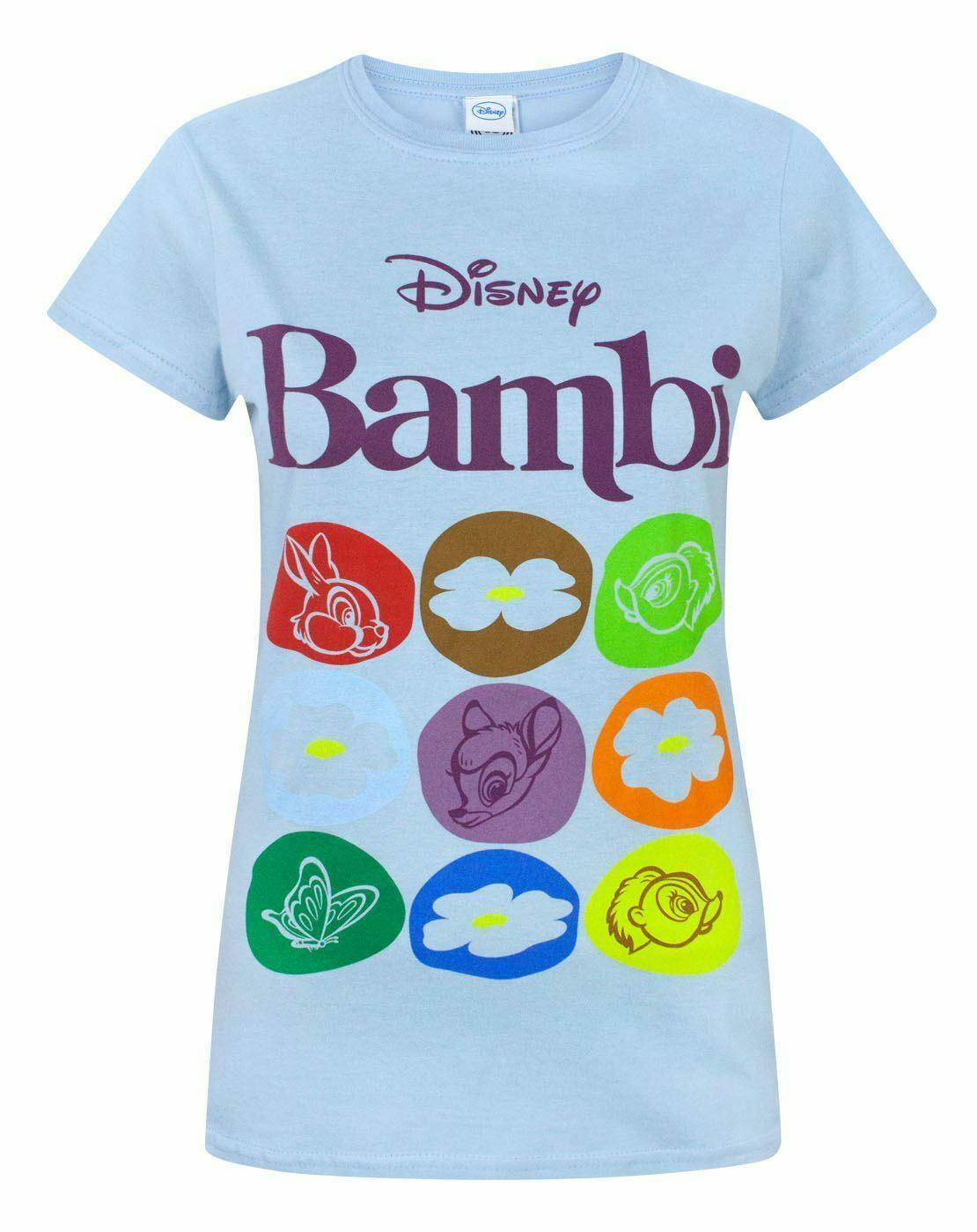 Vanilla Underground Women's Blue Disney Bambi Short Sleeved T-Shirt - XX-Large