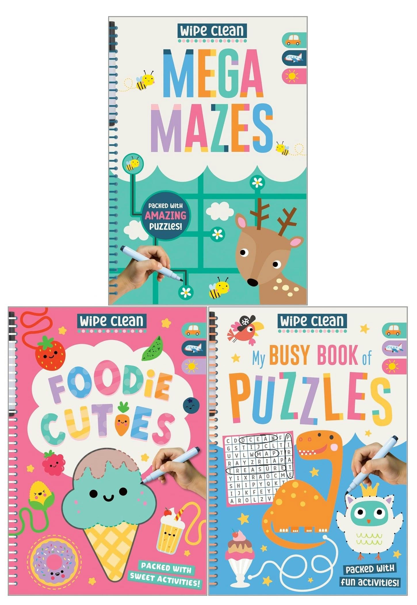 Make Believe Ideas Wipe Clean: Kids' Holiday Travel Pack Assortment 3 Activity Books Collection Set - Ages 4+ - Paperback - Image 5