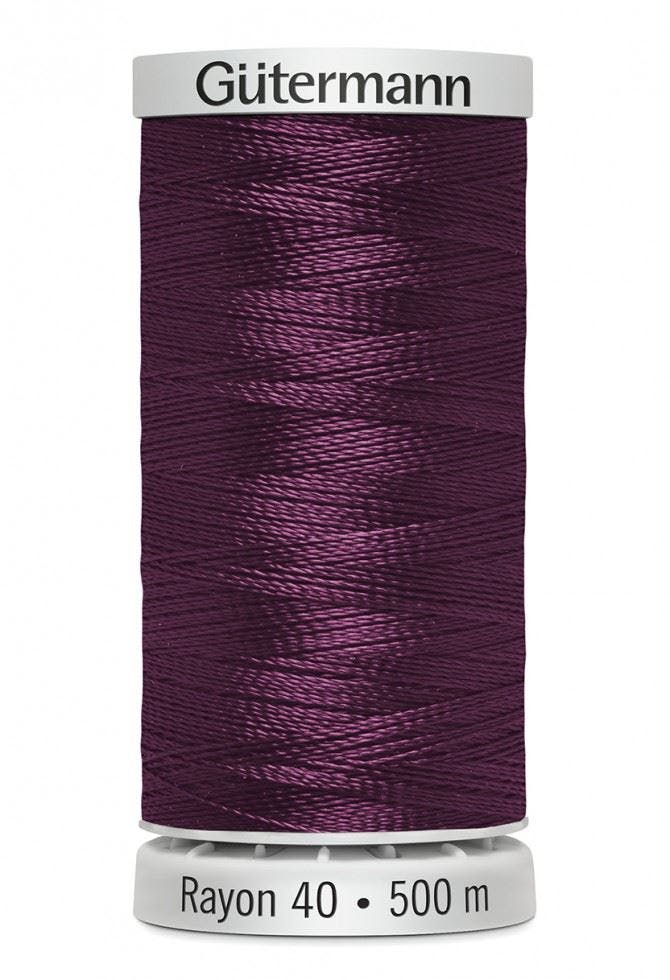 Gutermann No 40 Sulky Rayon Embroidery Thread 500M Rayon Thread Suitable For Embroidery - 1545 - 500 Metres