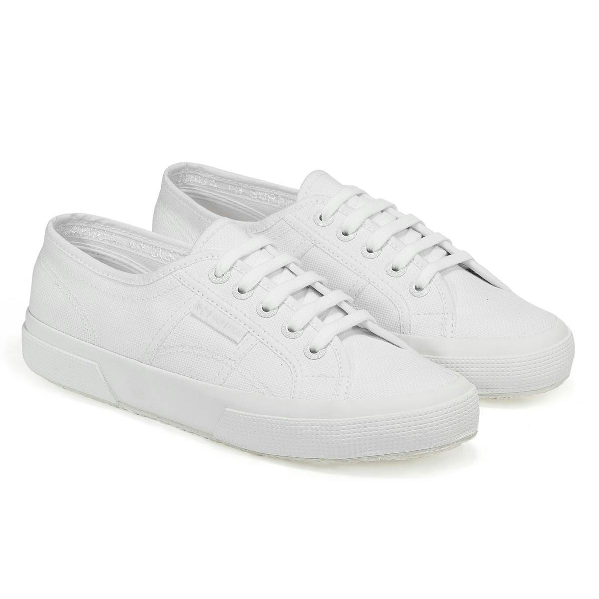 Superga Unisex White Adult 2750 Cotu Classic Vegan Trainers - Total - 2.5 Uk - Total - 100% Mixed