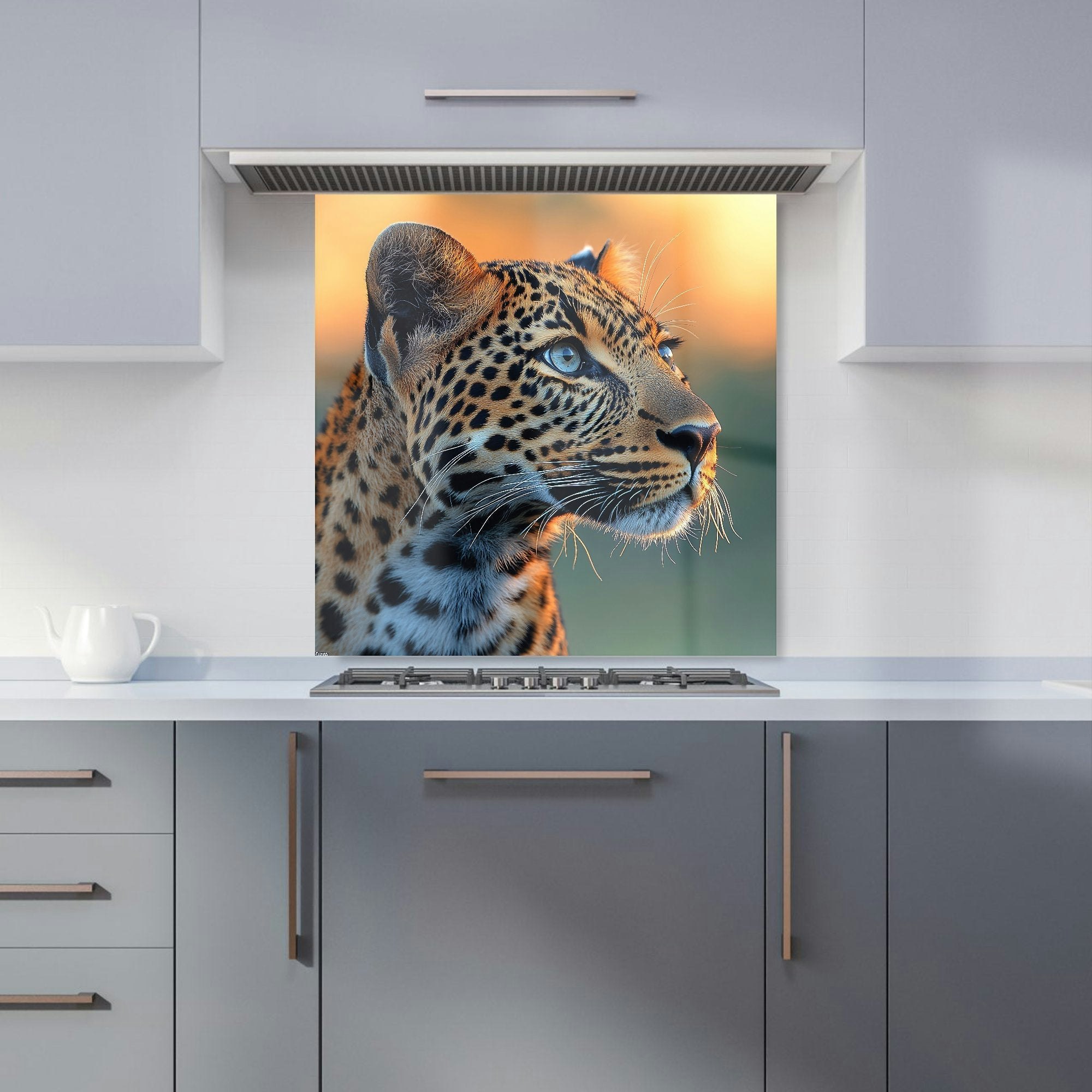 Warren Reed Leopard Kitchen Splashback - W600mm X H600mm