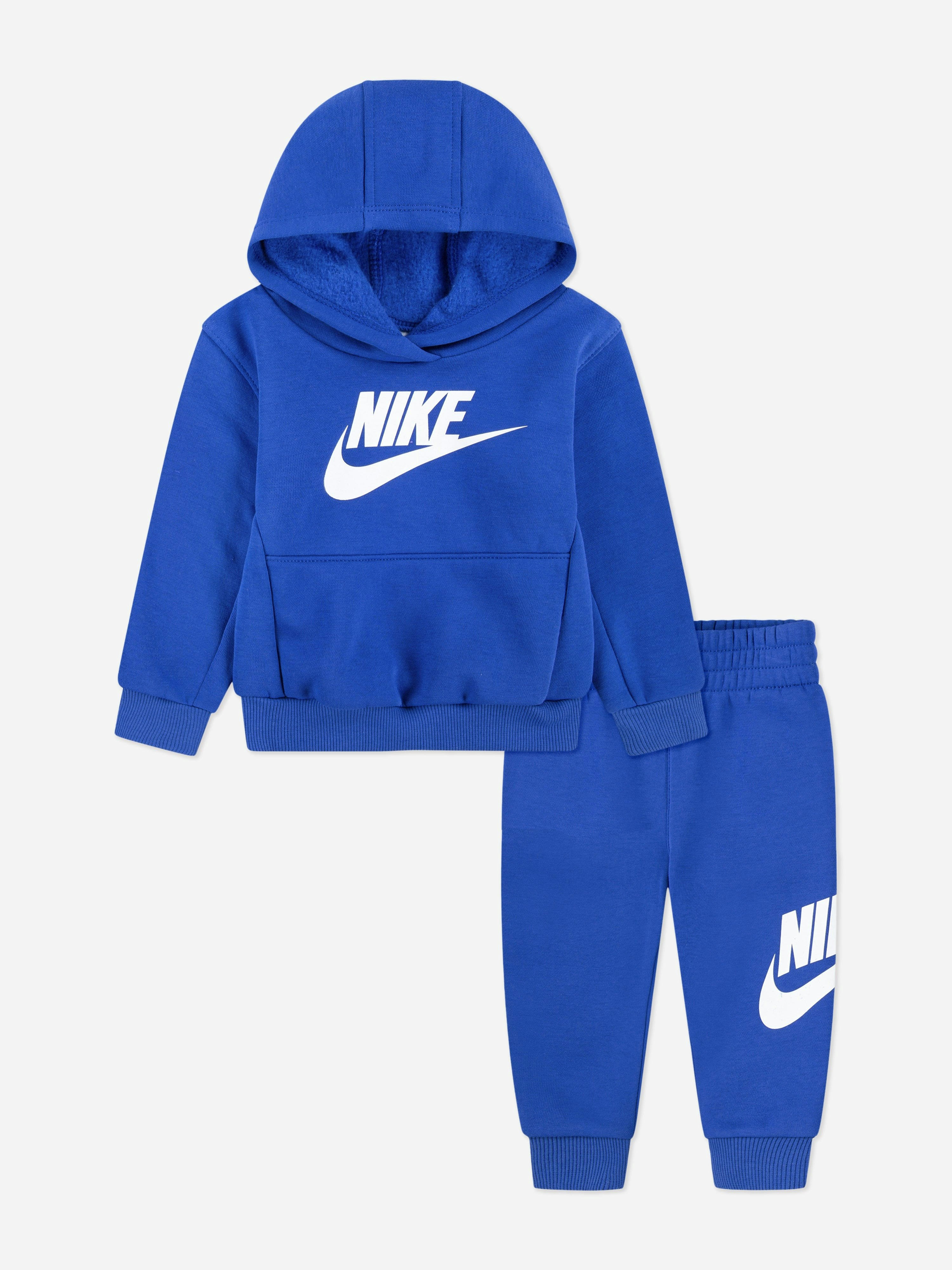 Nike Blue Kids Club Fleece Tracksuit In - 5 - 6 Years
