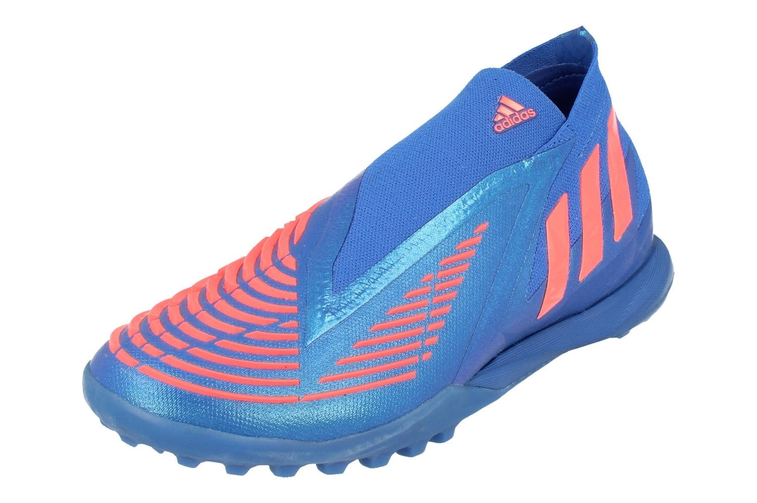 Adidas Men's Blue/Red Predator Edge.1 Tf Football Boots Trainers Gw9997 - Uk 11.5 | Us 12 | Eu 46 2/3