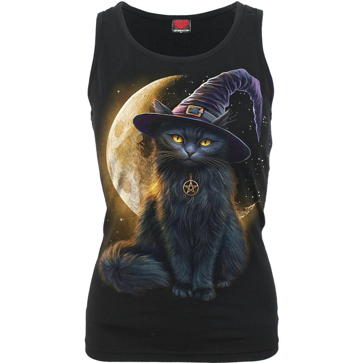 Spiral Direct Black Familiar Magic - Razor Back Top - Xl - Digital - Digital
