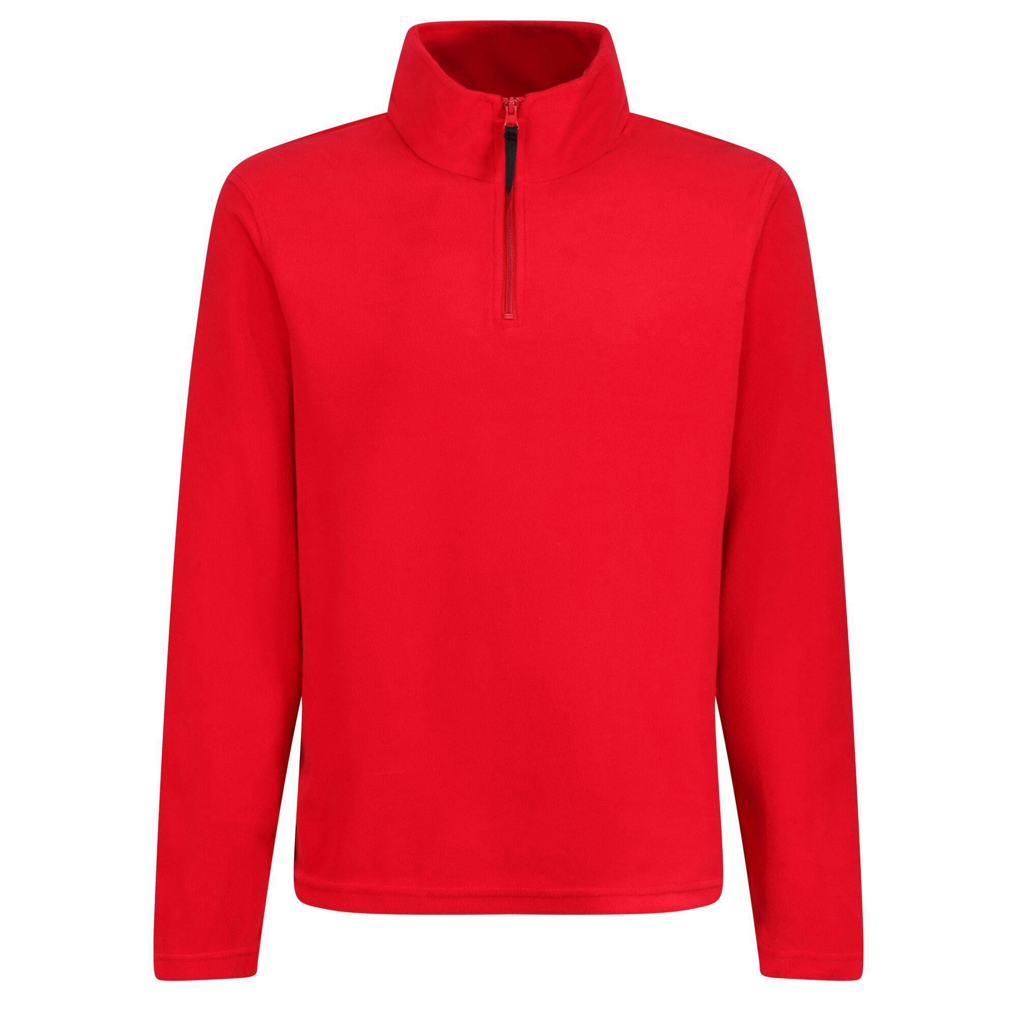 Regatta Men's Red Professional Micro Zip Neck Fleece Top - Classic - Xxl - Classic - 100% Polyester
