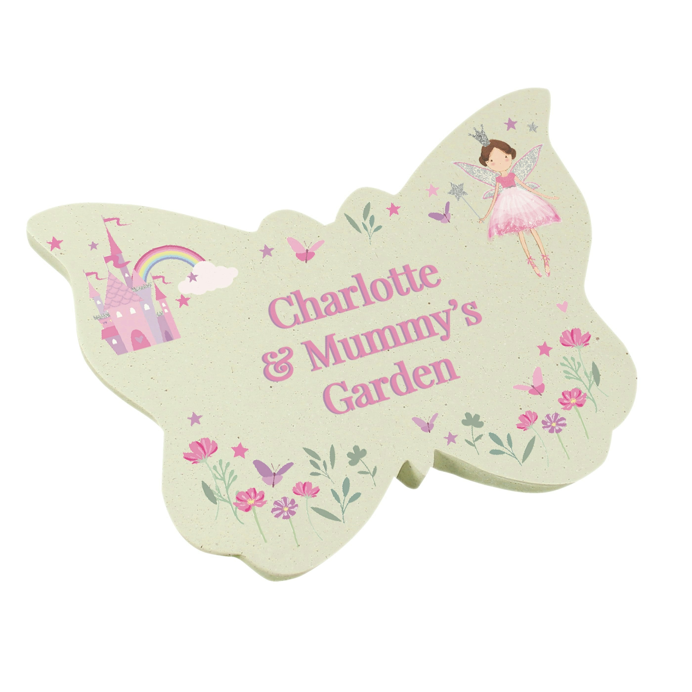 Rackhams Personalised Fairy Princess Garden Butterfly Ornament