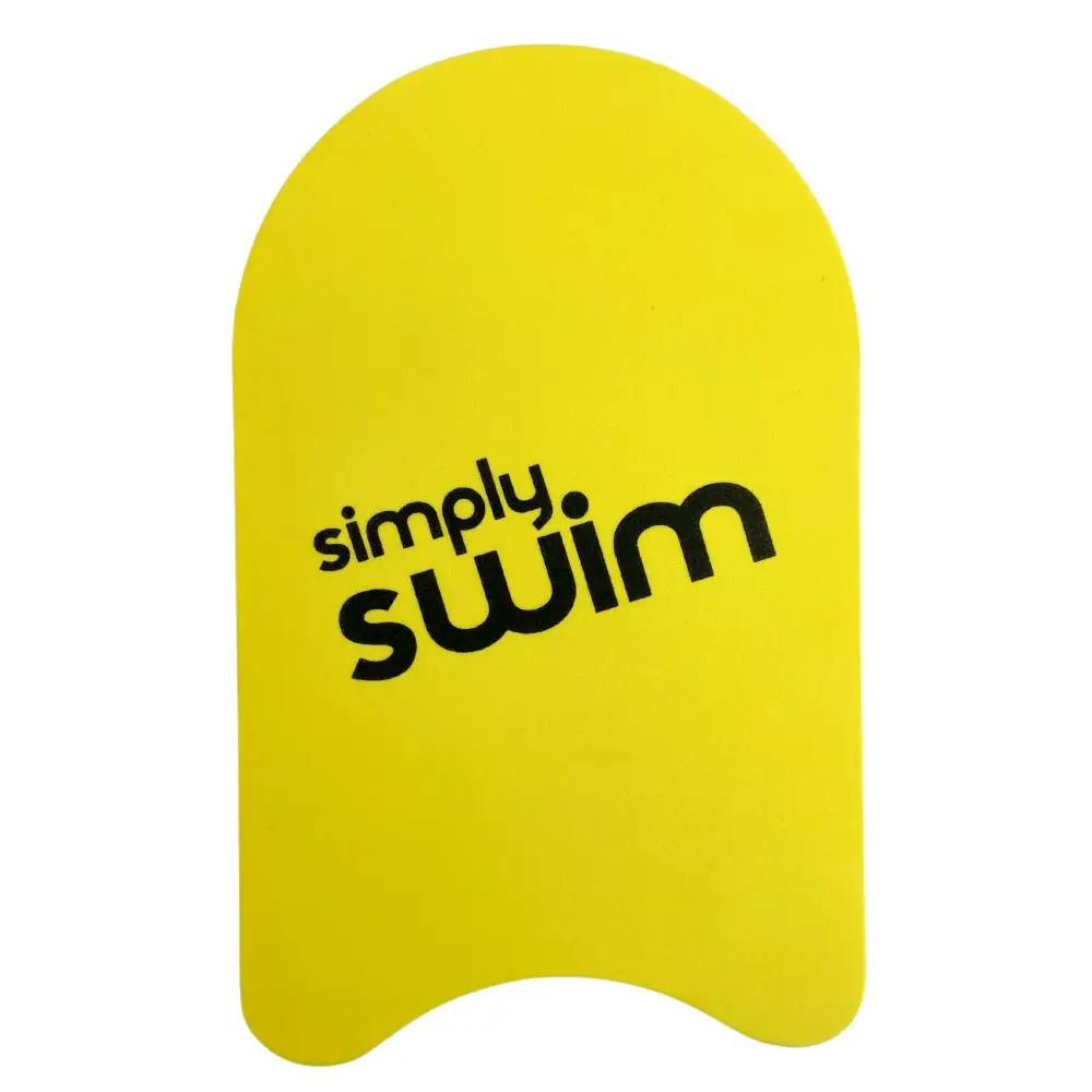 Simply Swim Yellow Junior Kickboard Swim Float