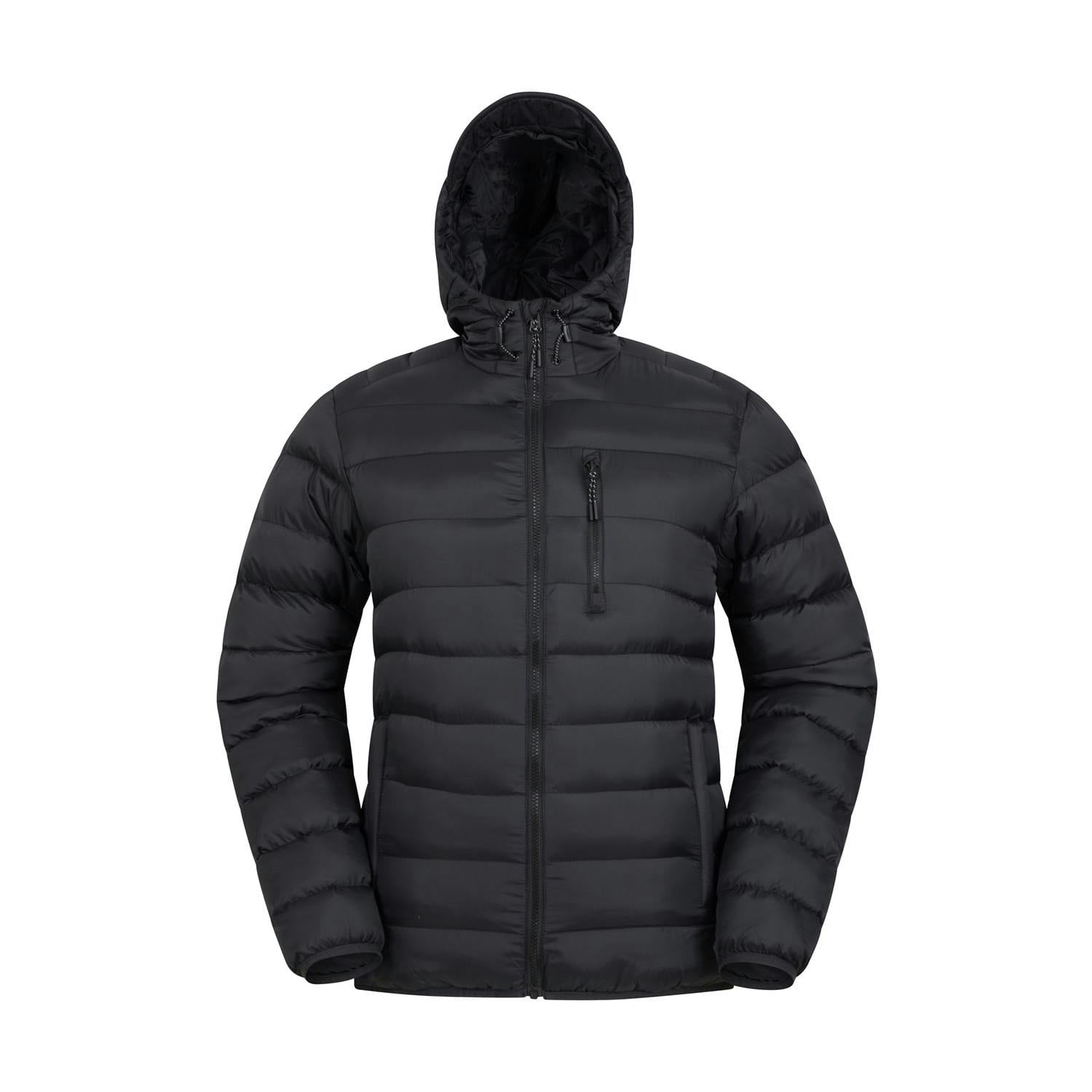 Mountain Warehouse Men's Black Link Padded Jacket - 4XL - 100% Nylon