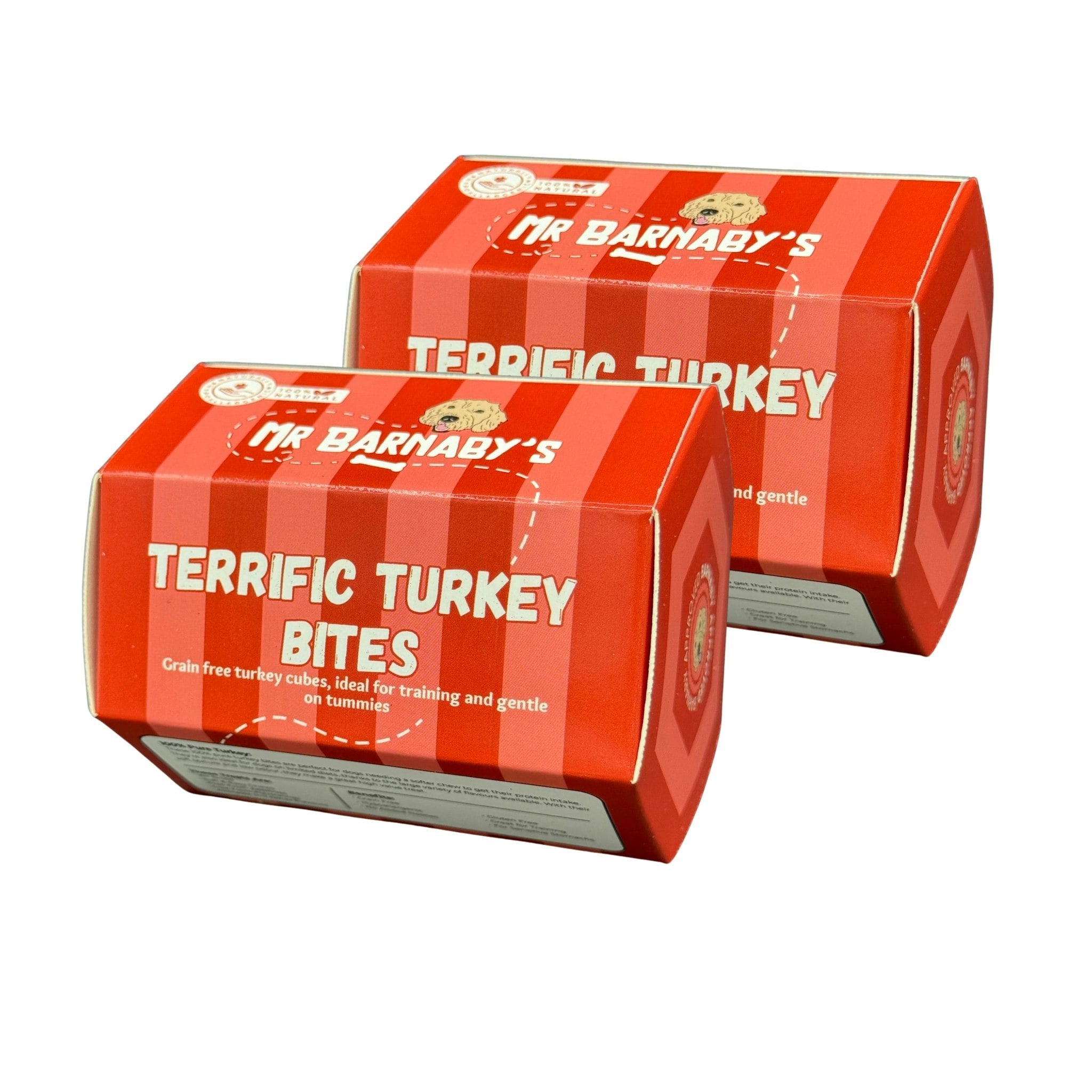 Mr Barnaby’s Grain Mr Barnaby's Terrific Turkey Bites Dog Treats (Pack Of 2) - Pack Of 2 - 2
