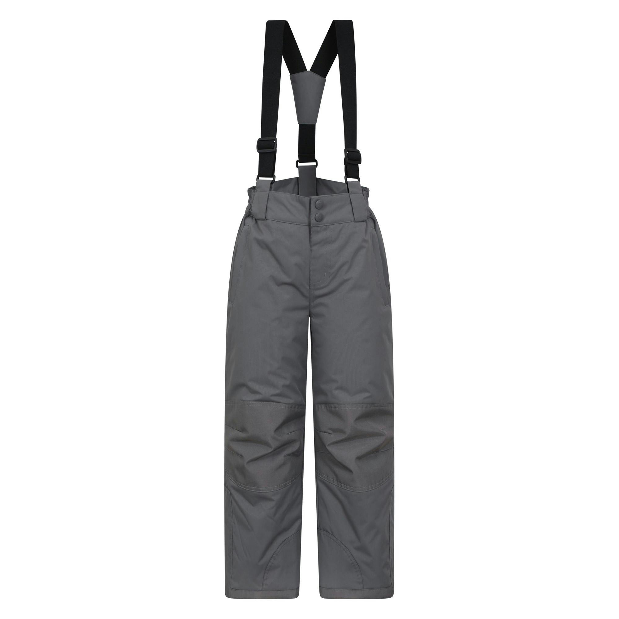 Mountain Warehouse Grey Childrens/Kids Raptor Ski Trousers - Medium - 13 Years - Medium - 100% Polyester