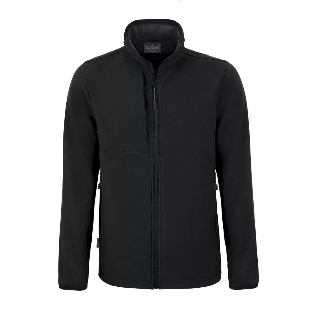 Craghoppers Men's Black Expert Basecamp Soft Shell Jacket - Xl - 94% Polyester/6% Elastane