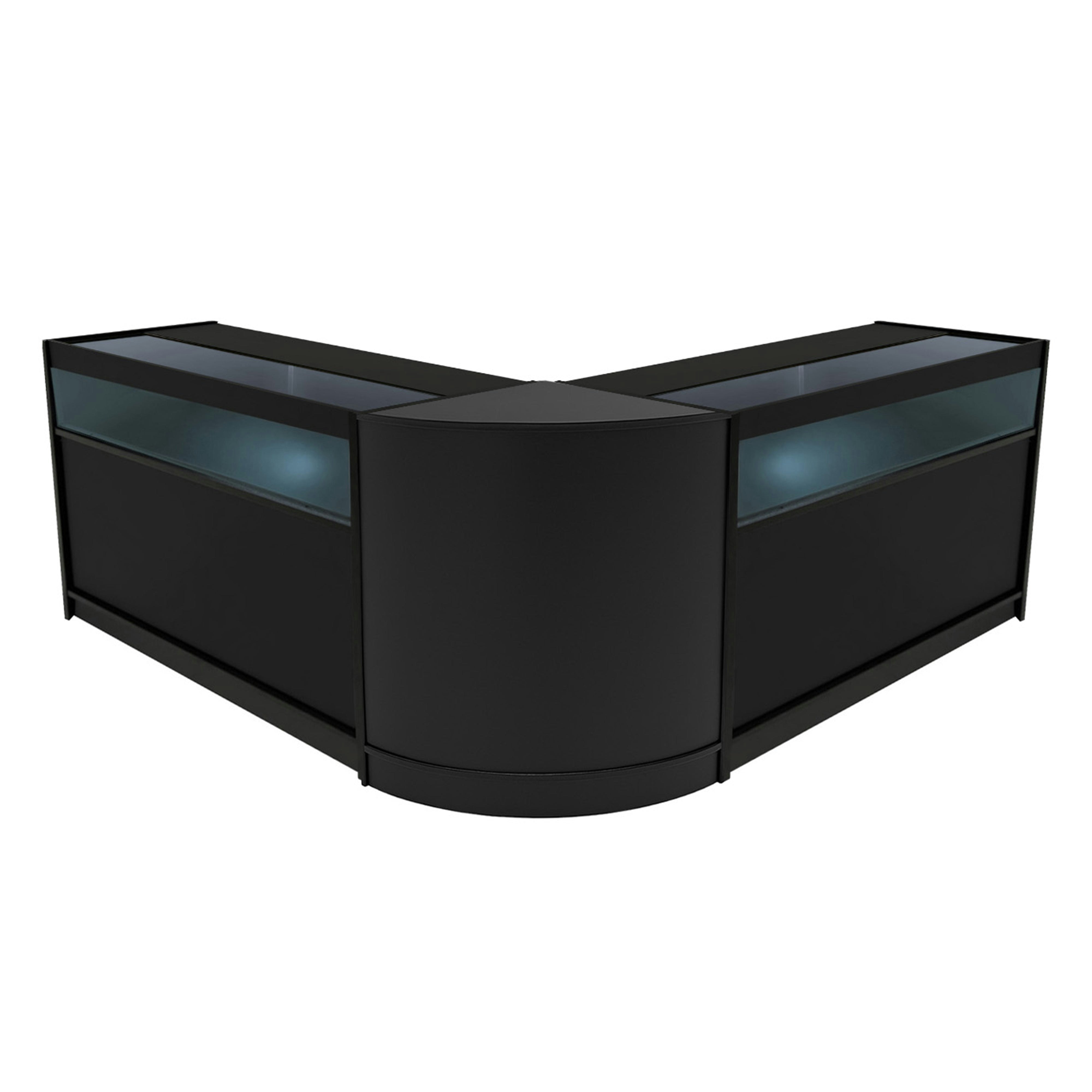 Rackhams Black Iris Led Shop Counter Set Cm60 & 2 X B1500