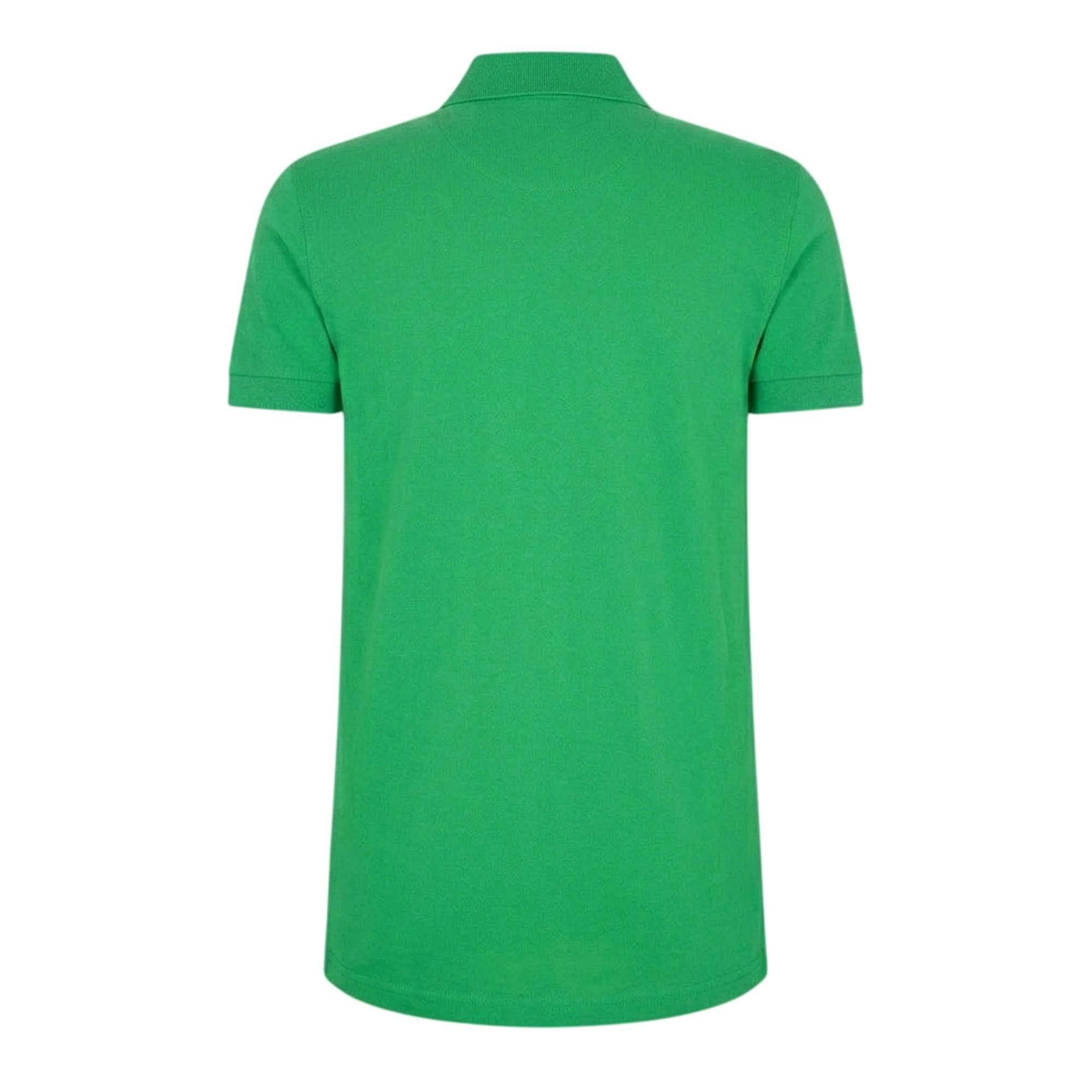 Boss Men's Green Firenze Cotton Polo Shirt - M - 100% Cotton