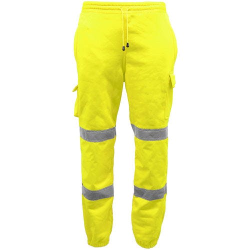 Coolandnew Yellow Standsafe Hv021 / Hv041 Hi Vis Joggers With Cargo Pockets - 3XL