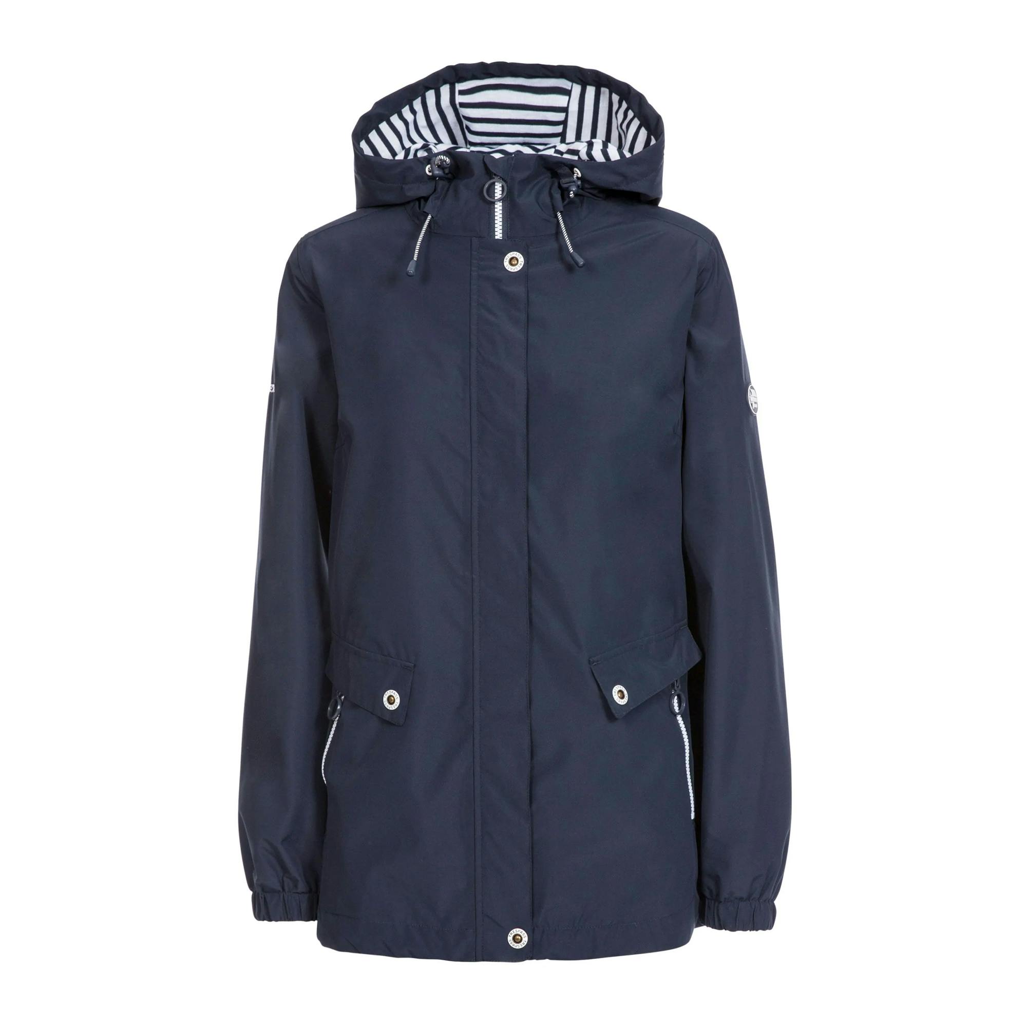 Trespass Women's / Flourish Waterproof Jacket - Navy - Xxs - Navy - 100% Polyester