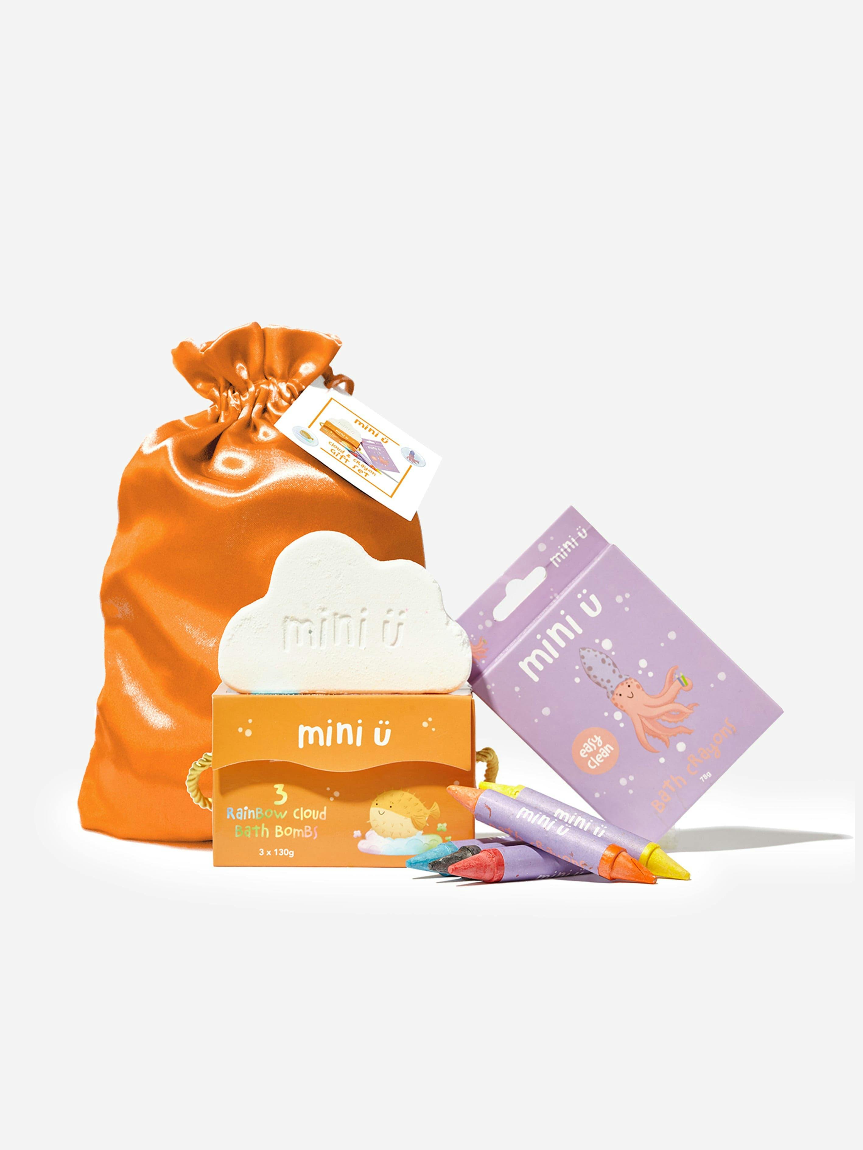 Mini U Kids Crayons And Cloud Gift Set In Multicolour - Multicoloured - One Size