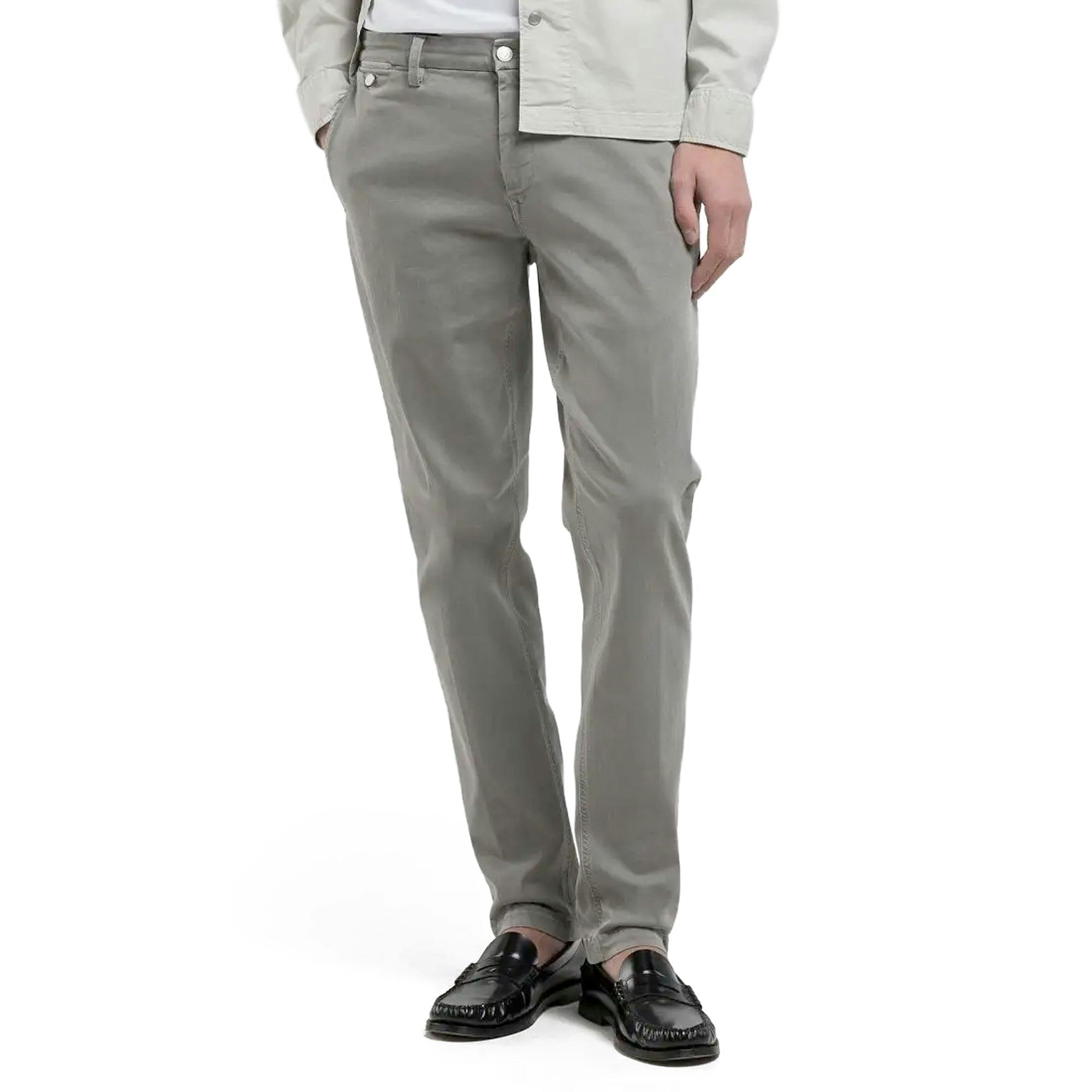 Replay Grey Hyperflex Benni Colour Edition Chino Pants - Dim - 34/30