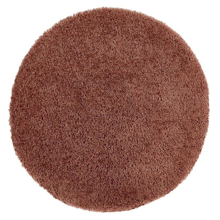 Rackhams Brown Chicago Shaggy Rug - Ø 133 Cm