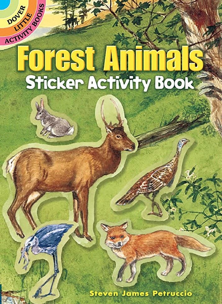 Search Press Forest Animals Sticker Activity Book - Steven James Petruccio - Little Activity Books - Image 5
