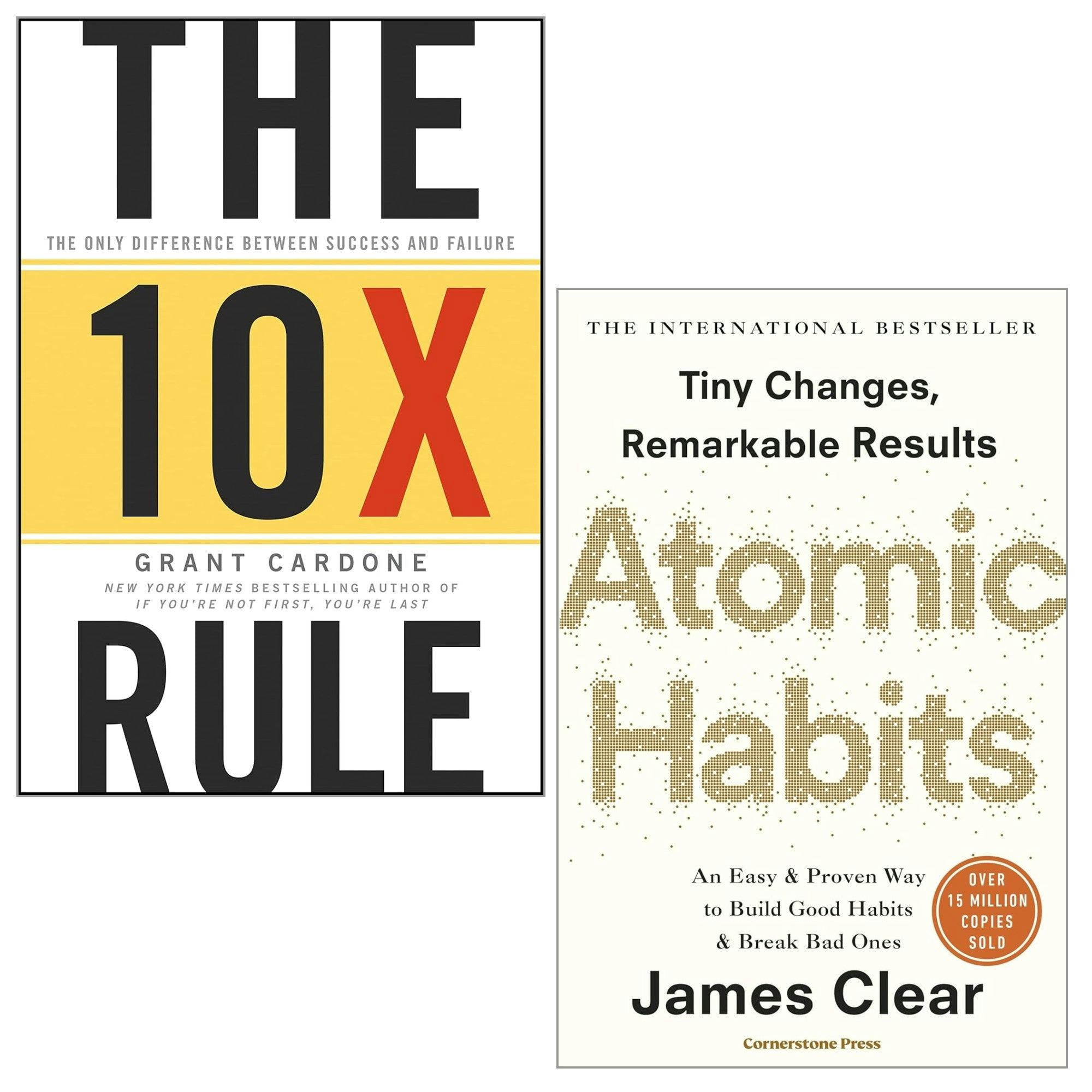 The 10X Rule & Atomic Habits: 2 Books Collection Set By Grant Cardone,James Clea - Image 5