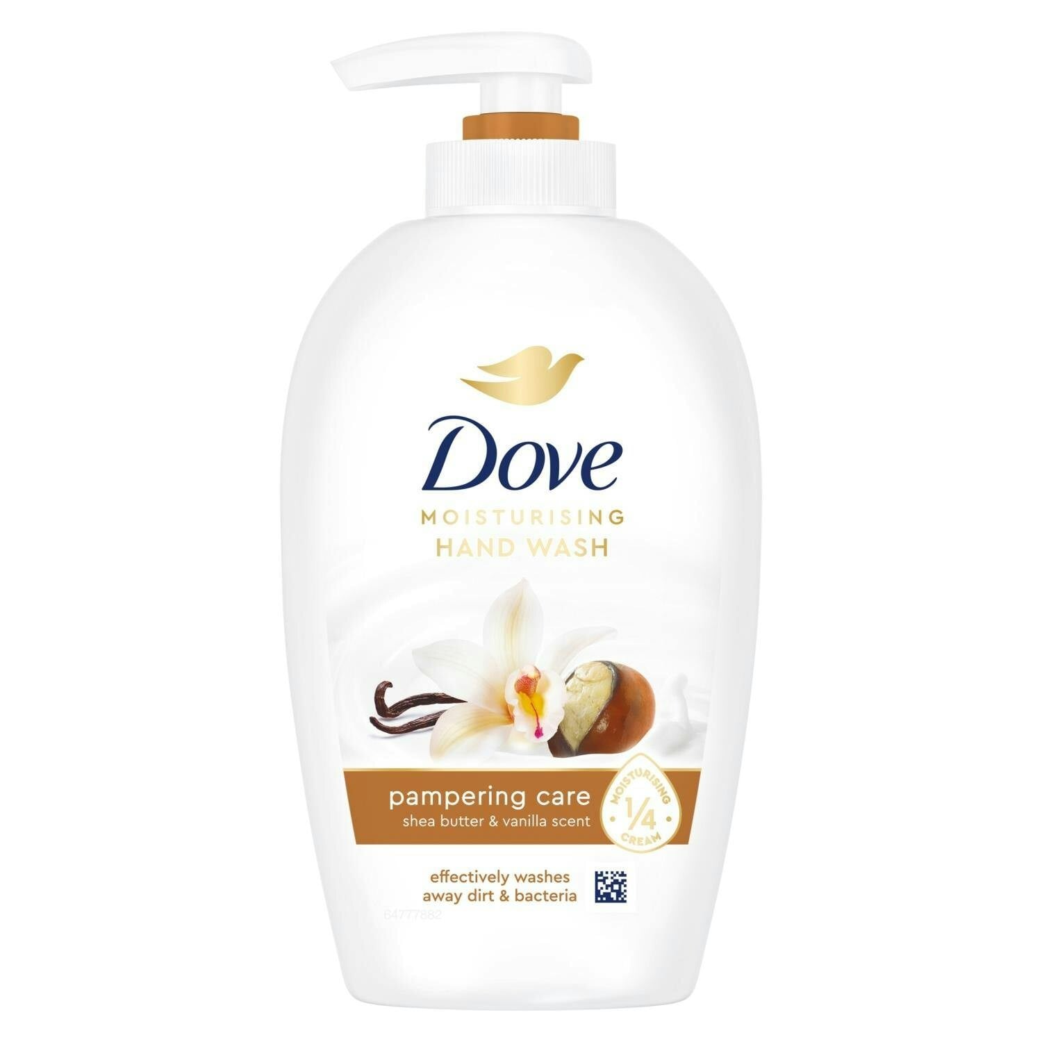 Dove Cream Moisturising Hand Wash Pampering Care With Shea Butter & Vanilla, 12X250ml