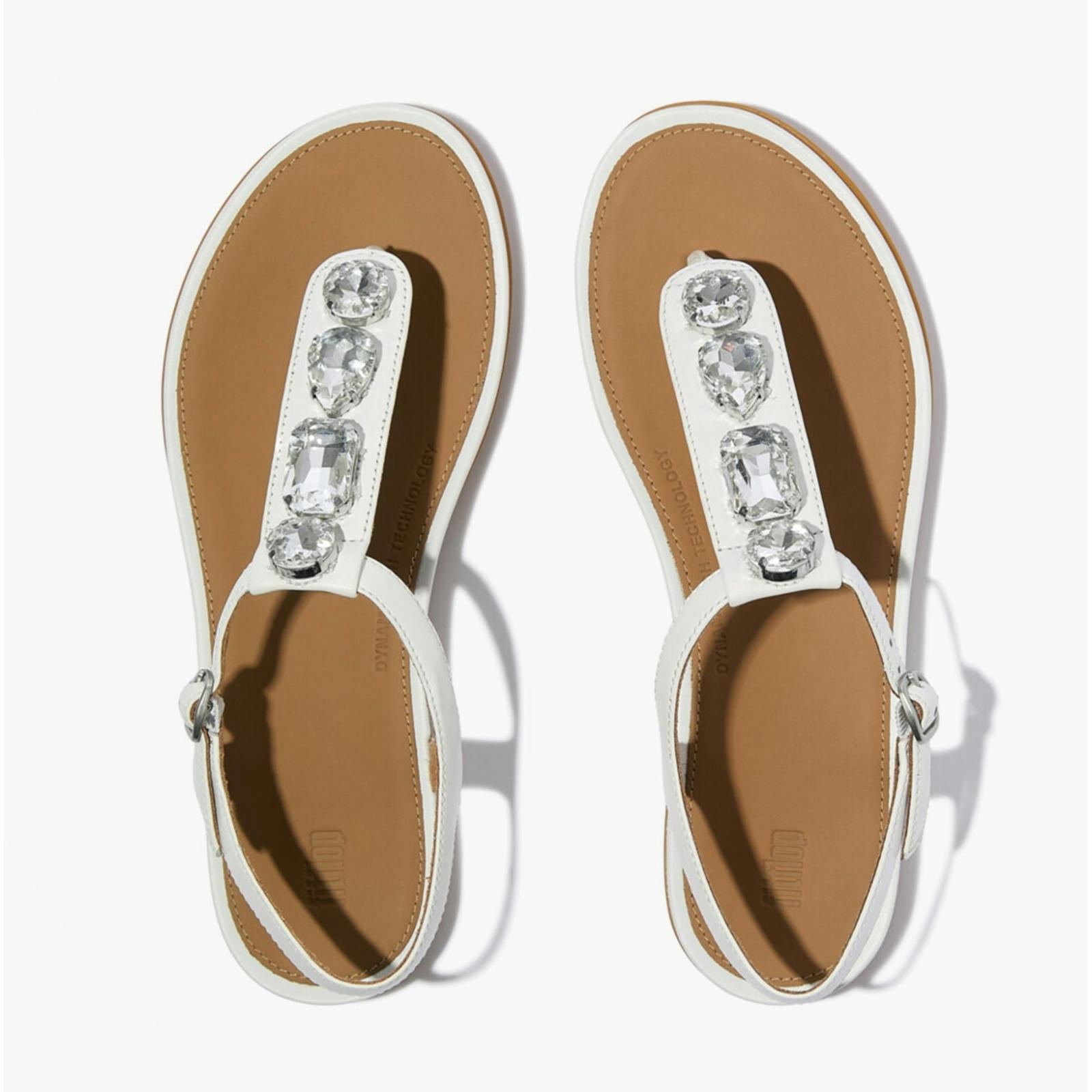 Fitflop Women's White Gracie Ultra Ankle Strap Sandals Urban - Uk 3