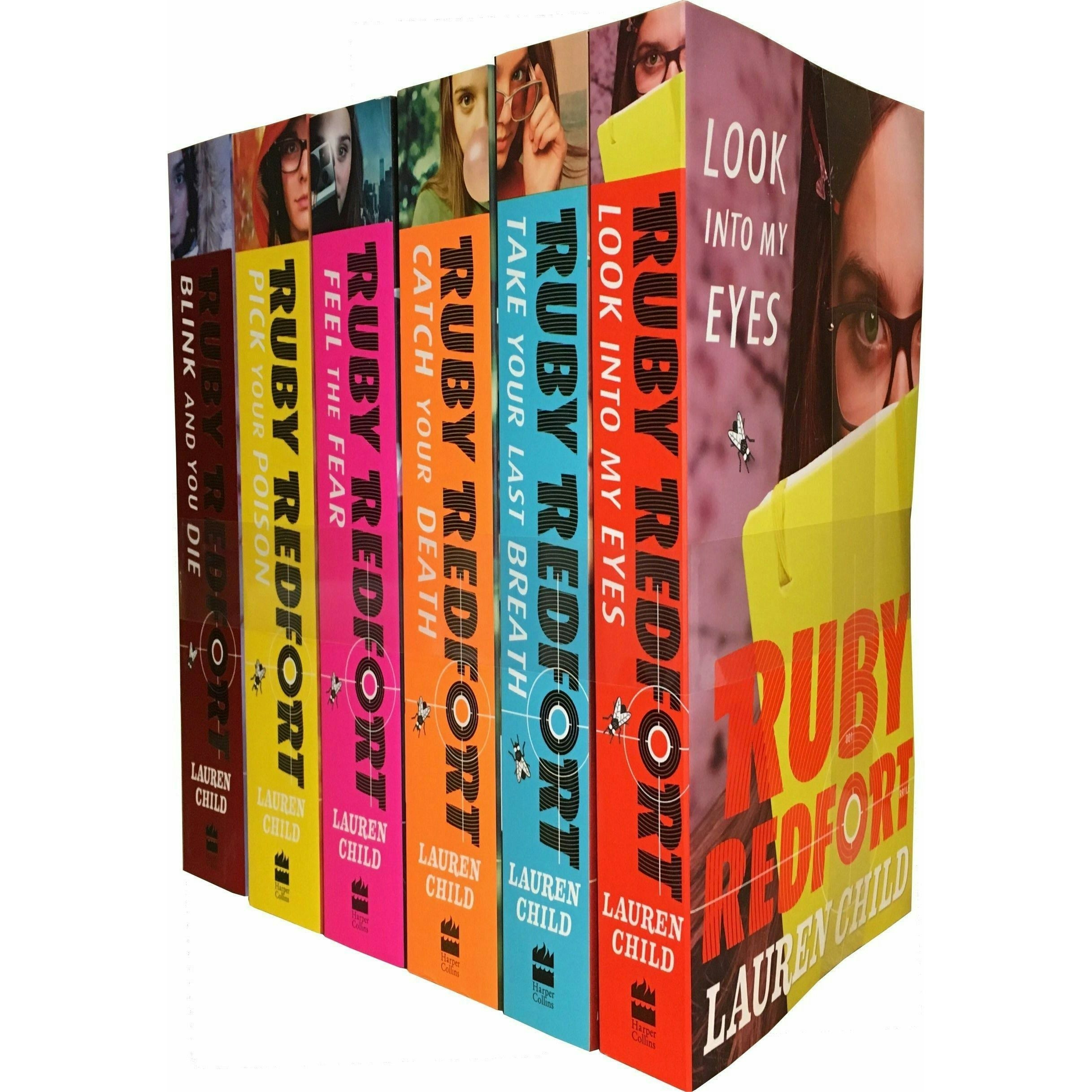 Harpercollins Lauren Child Ruby Redfort 6 Book Set - Look Into My Eye, Feel The Fear & More