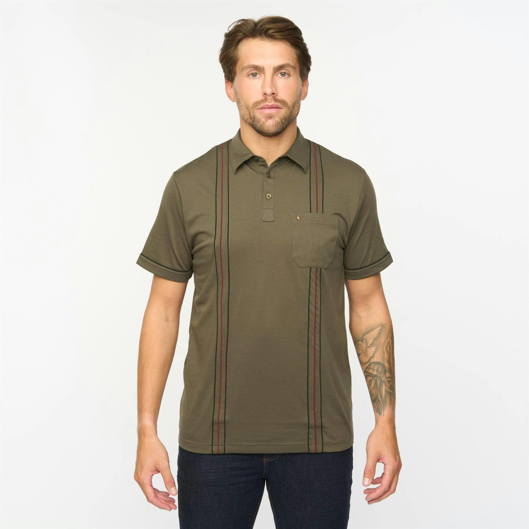 Gabicci G55x01 Short Sleeve Jersey Shirt Classic Ivy - S
