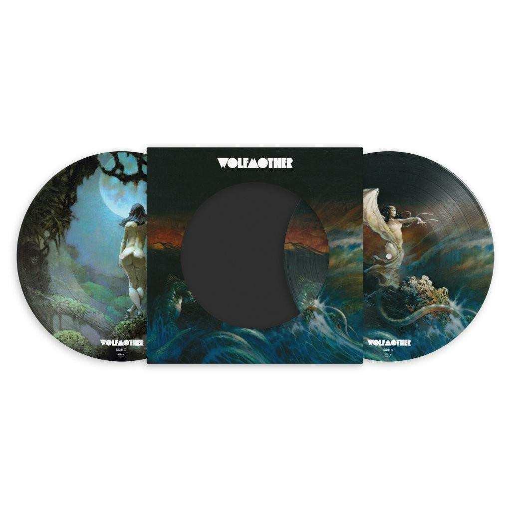 Eyesore Merch White Wolfmother 'Wolfmother' 2Lp Picture Disc Vinyl