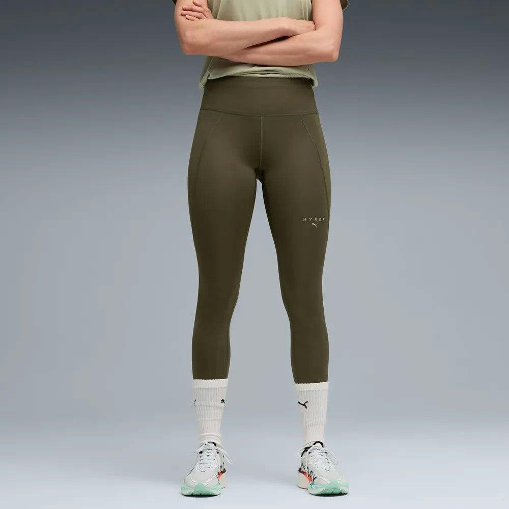 Puma Women's Hyrox Essential Tight Leggings Training Tights Olive 528157 - Xl