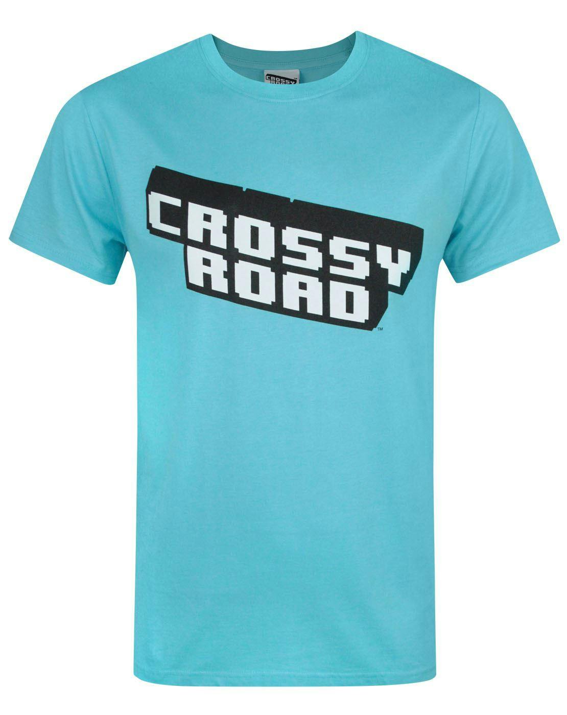 Vanilla Underground Men's Blue Crossy Road Logo Short Sleeved T-Shirt - X-Large
