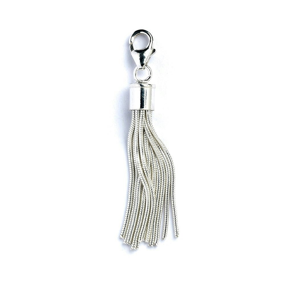 Mylee London Silver Sterling Tassel Charm - Slider Charm - Yes - Slider Charm