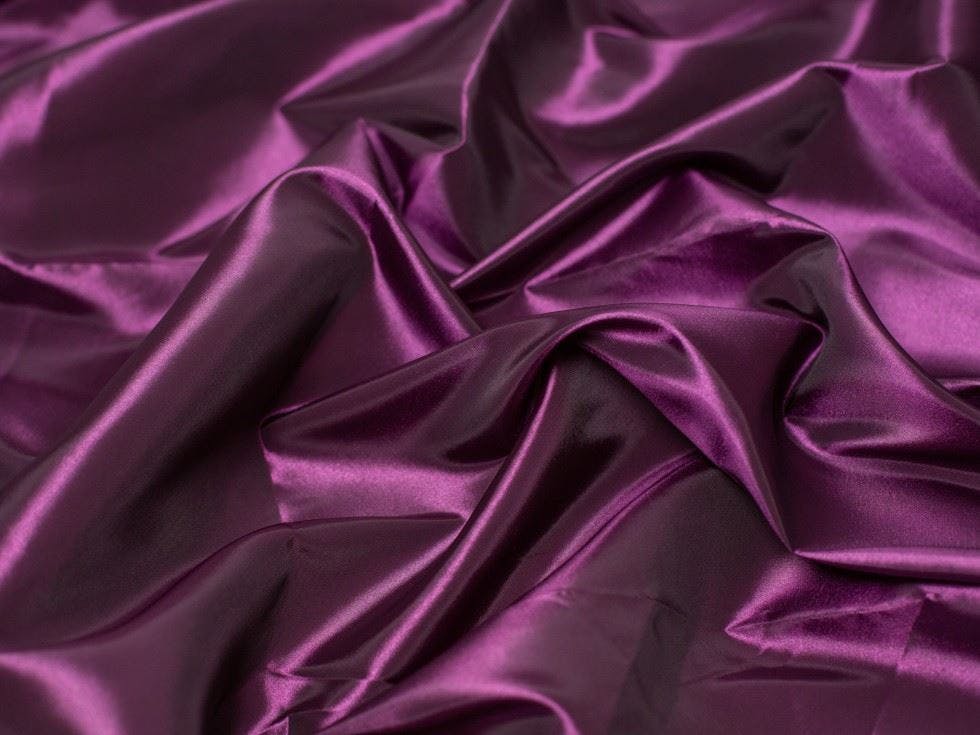 Minerva Purple Core Range Shot Taffeta Fabric - Plain Design Dressmaking Fabric, 145 Cm / 58" Wide - Per Metre