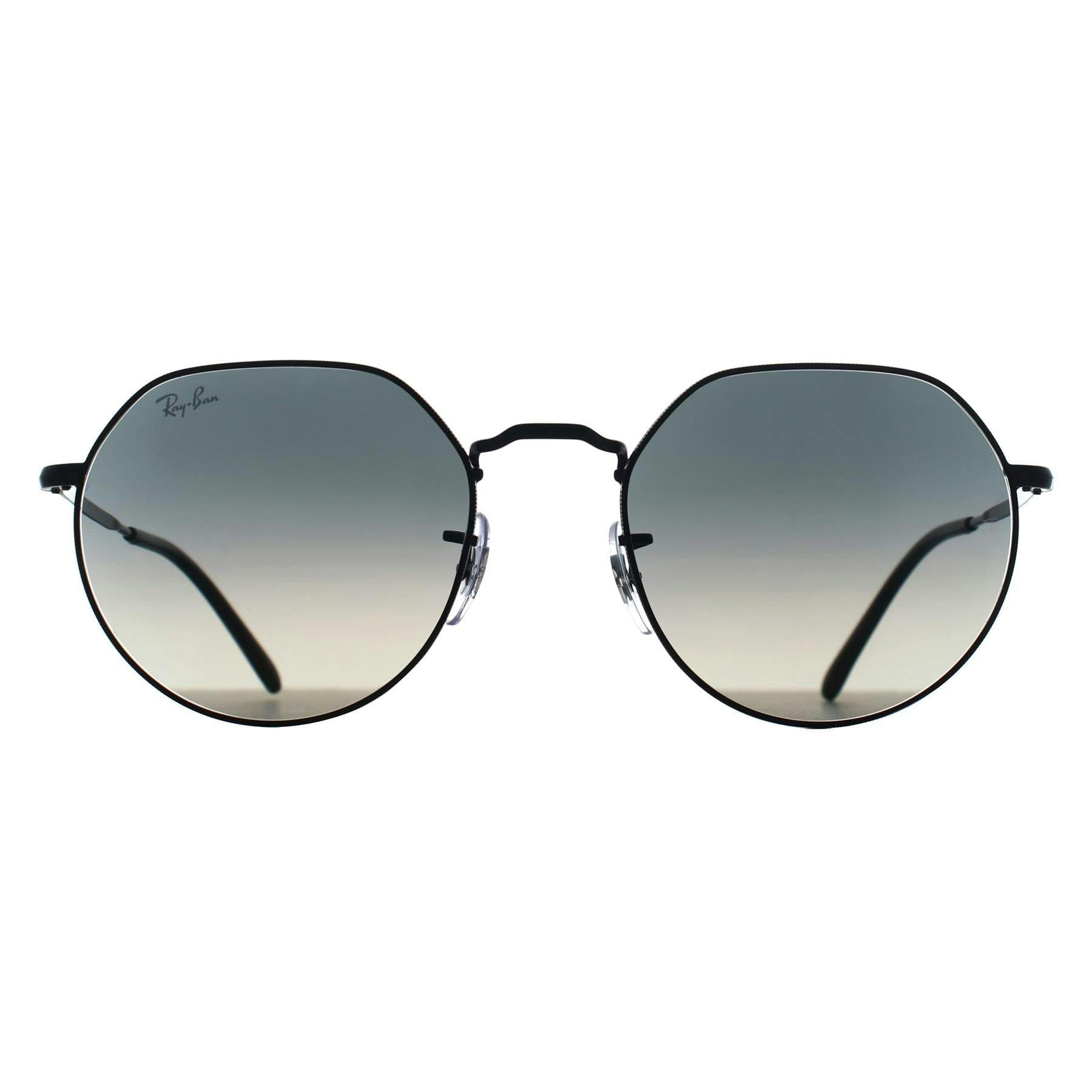 Ray-Ban Unisex Black Round Polished Grey Gradient Rb3565 Jack - Image 3