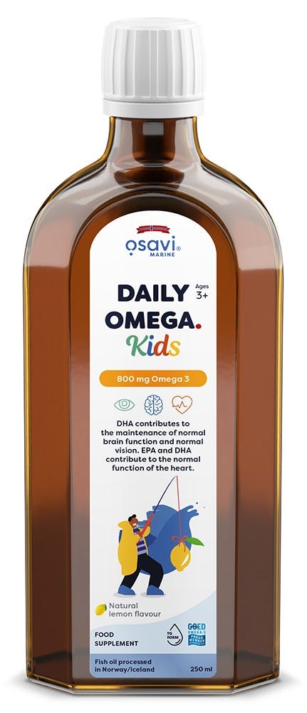 Osavi Daily Omega Kids, 800Mg Omega 3 (Natural Lemon) - 250 Ml. - Image 6